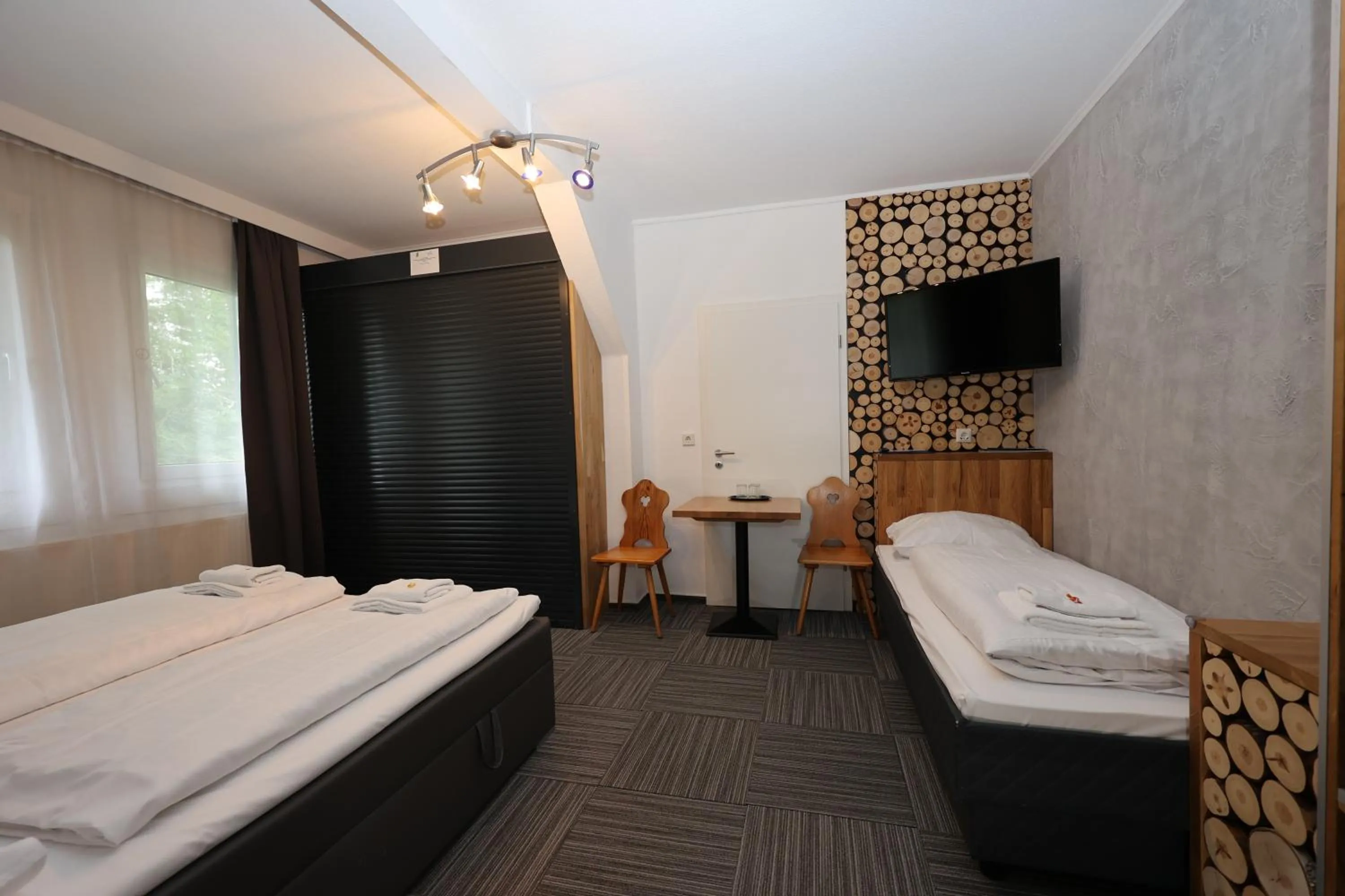 Bed in Hotel Zum Gründle