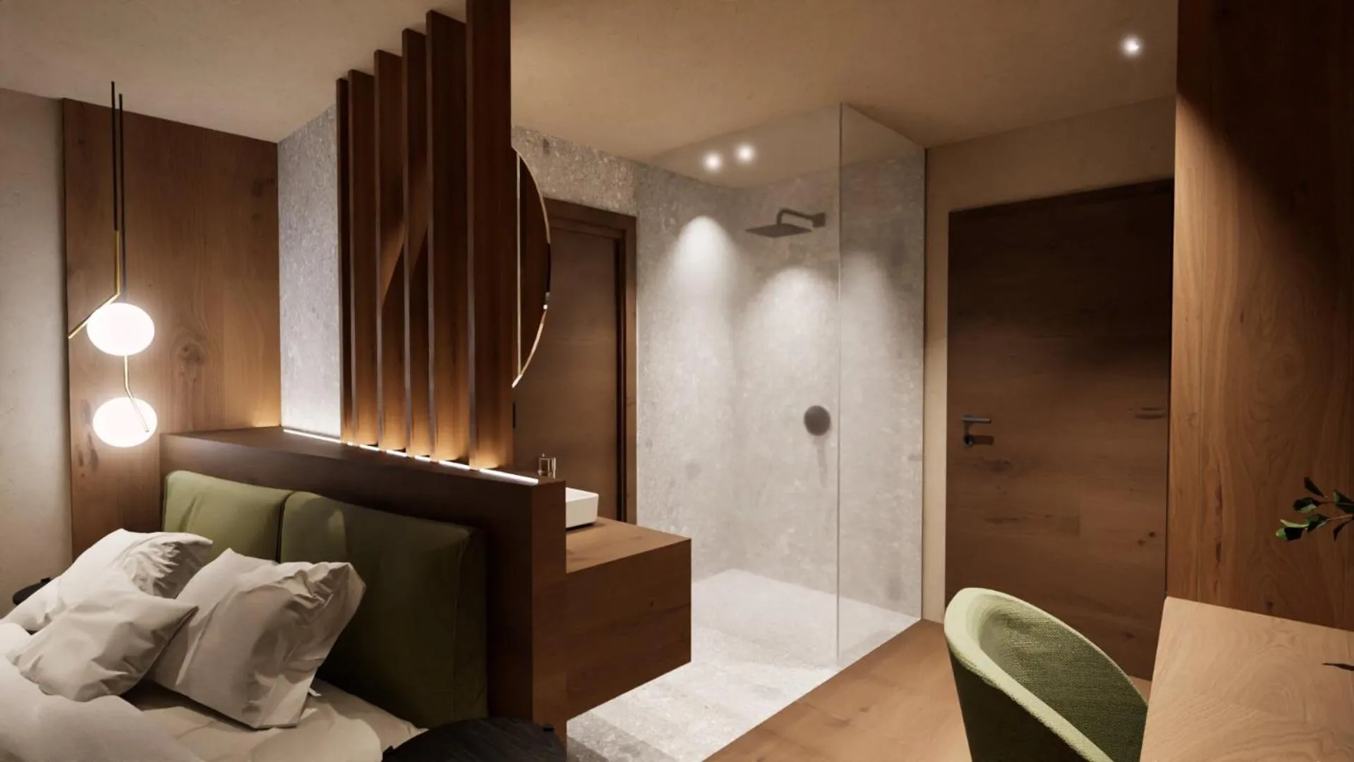 Shower in Hotel Erica