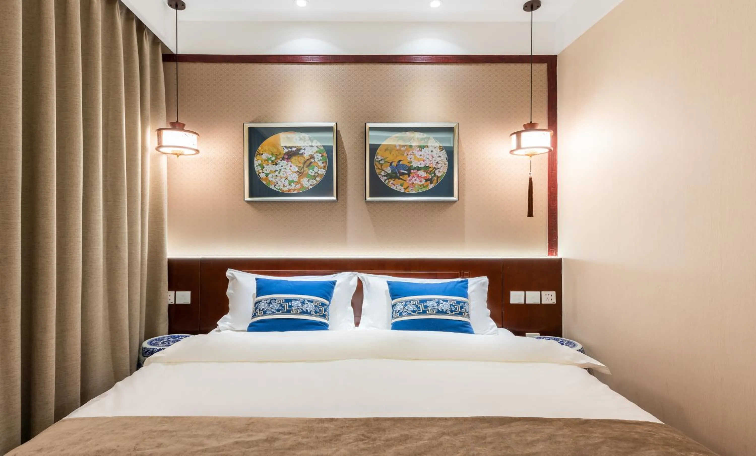 Bed in Chinese Culture Holiday Hotel 唐府