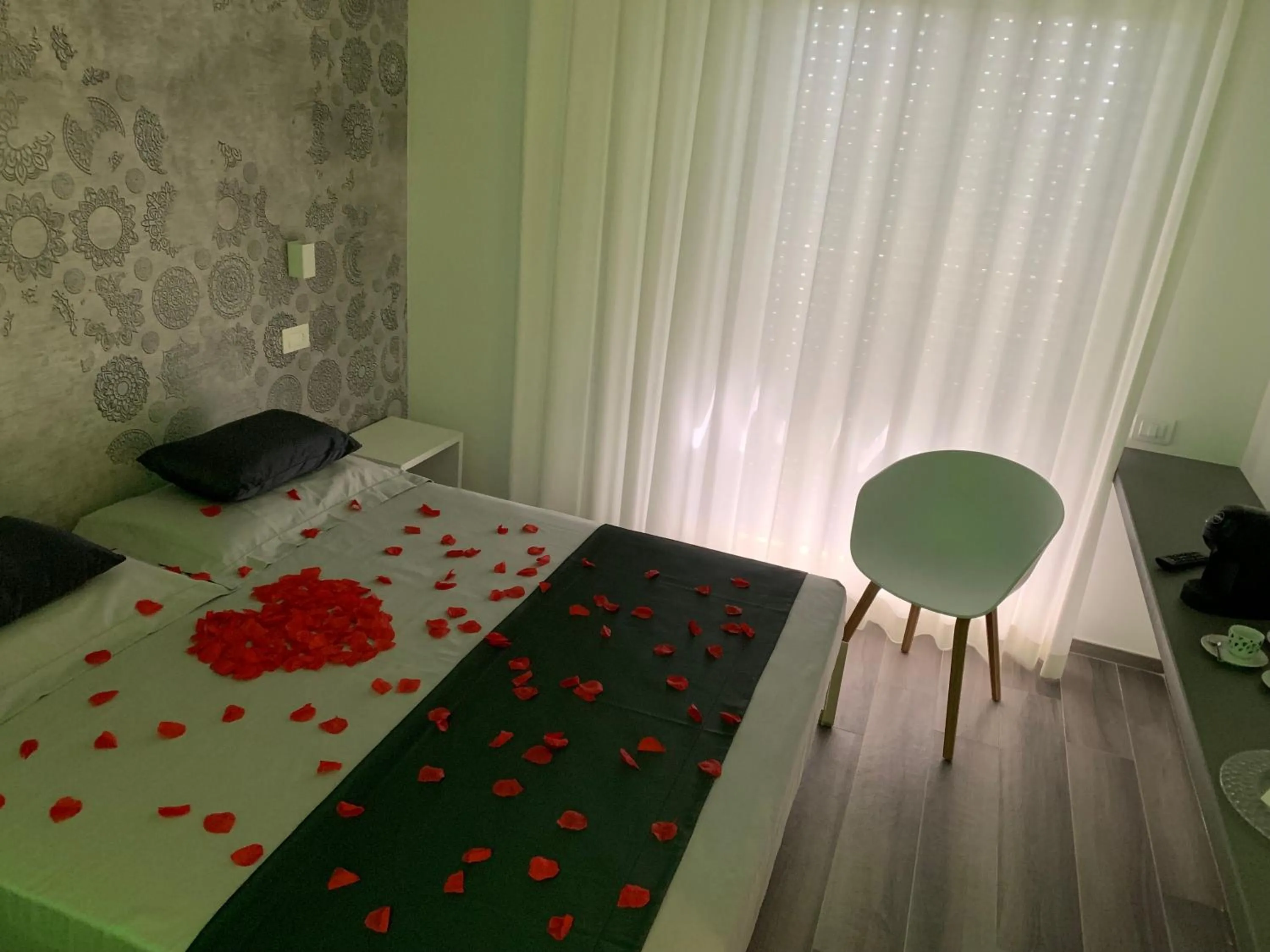 Bed in Hotel Mediterraneo