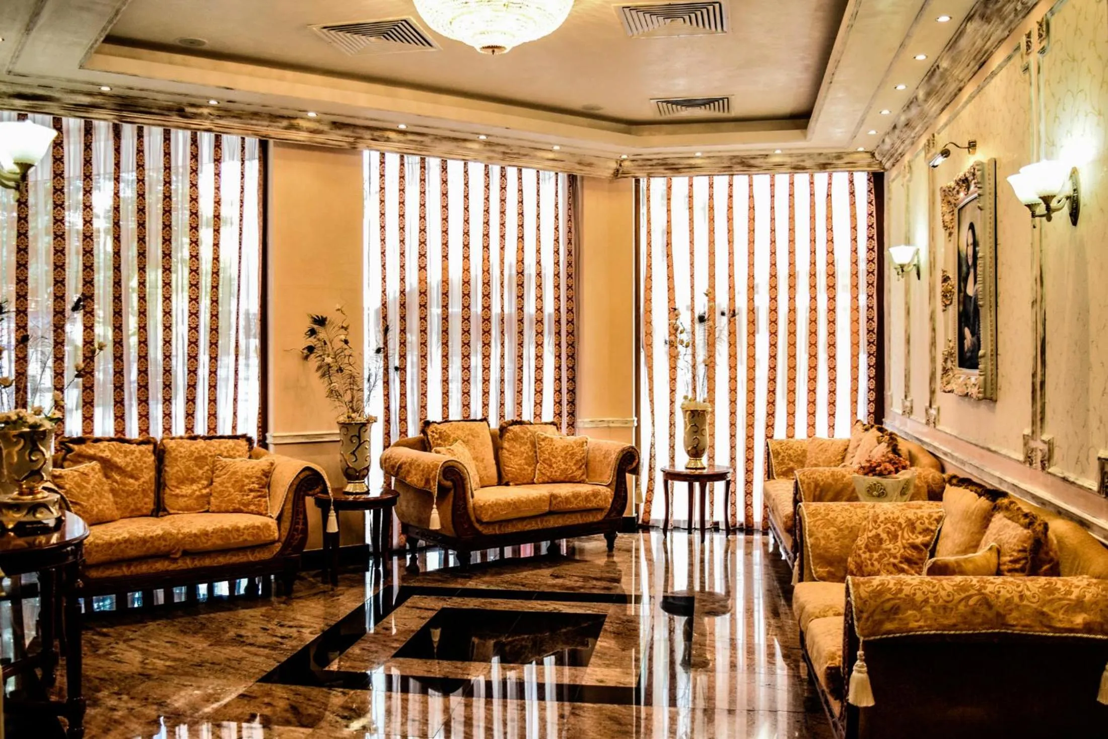 Lobby or reception in Karolina Hotel