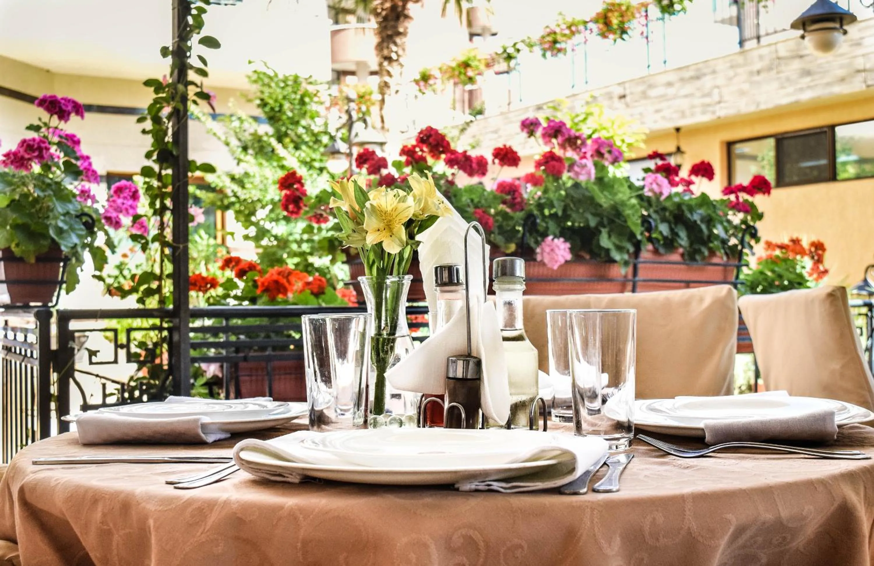 Restaurant/places to eat in Karolina Hotel