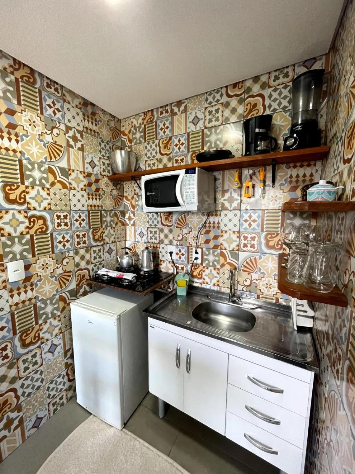 kitchen in Pousada Morada Porto Verde