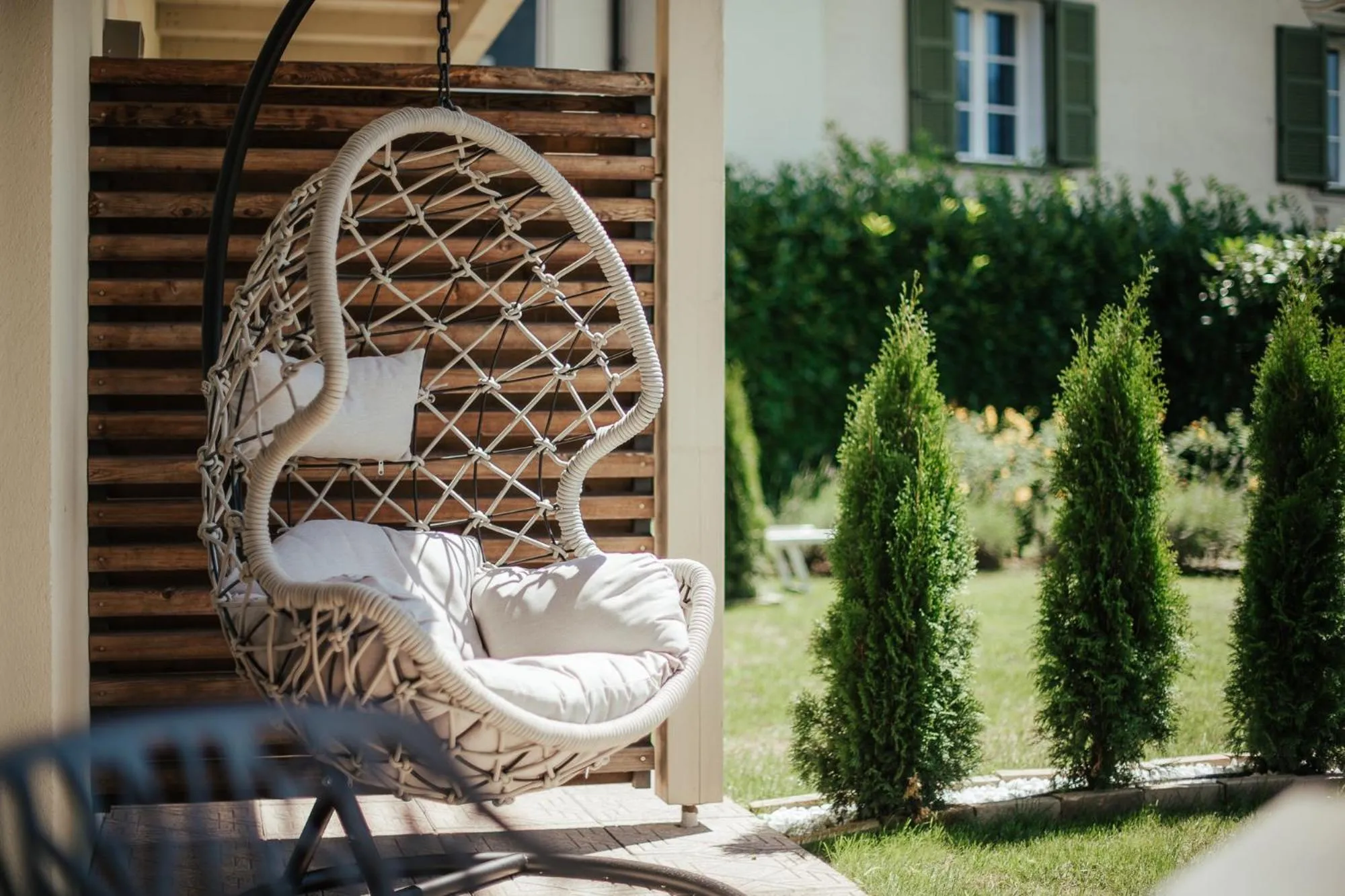 Garden in Hotel Mandelhof