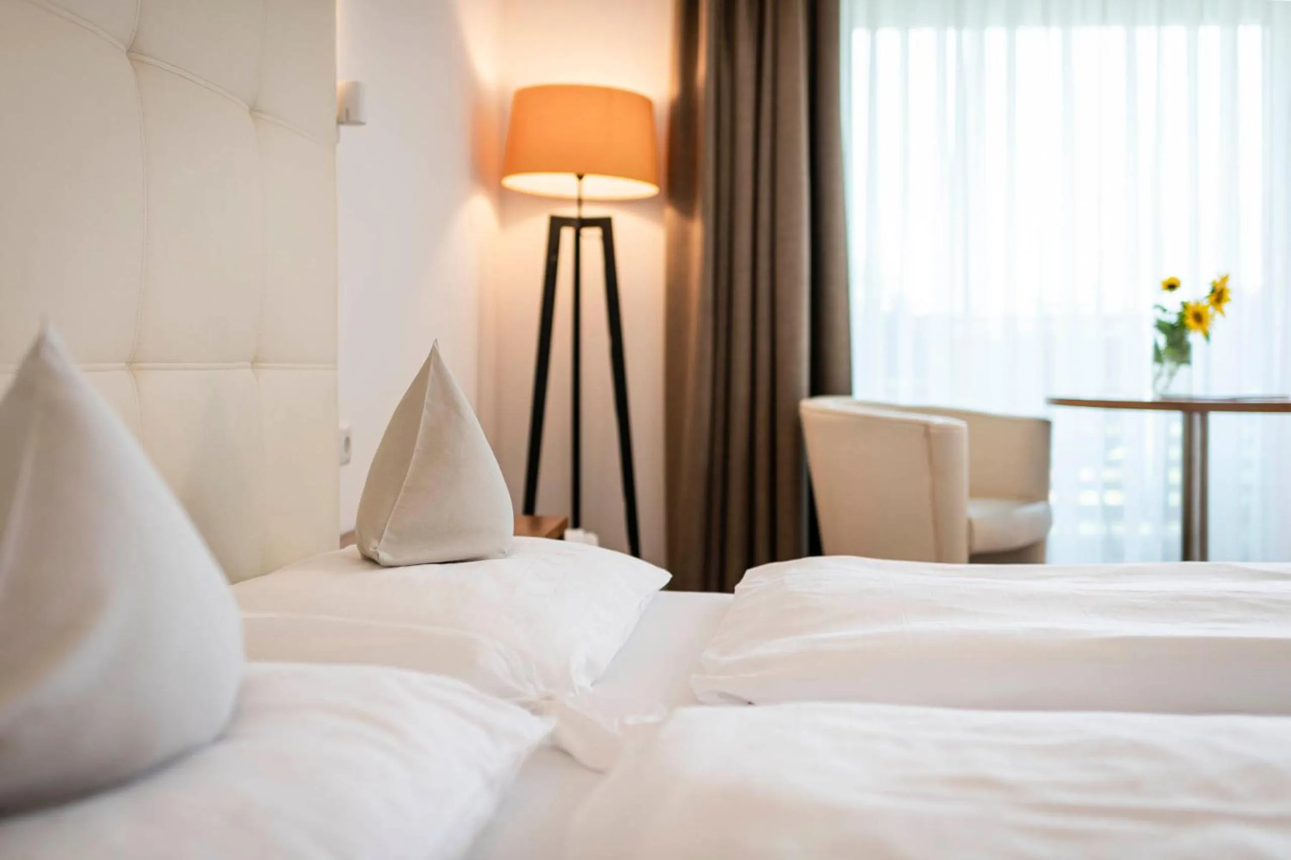 Decorative detail, Bed in Hotel Mandelhof