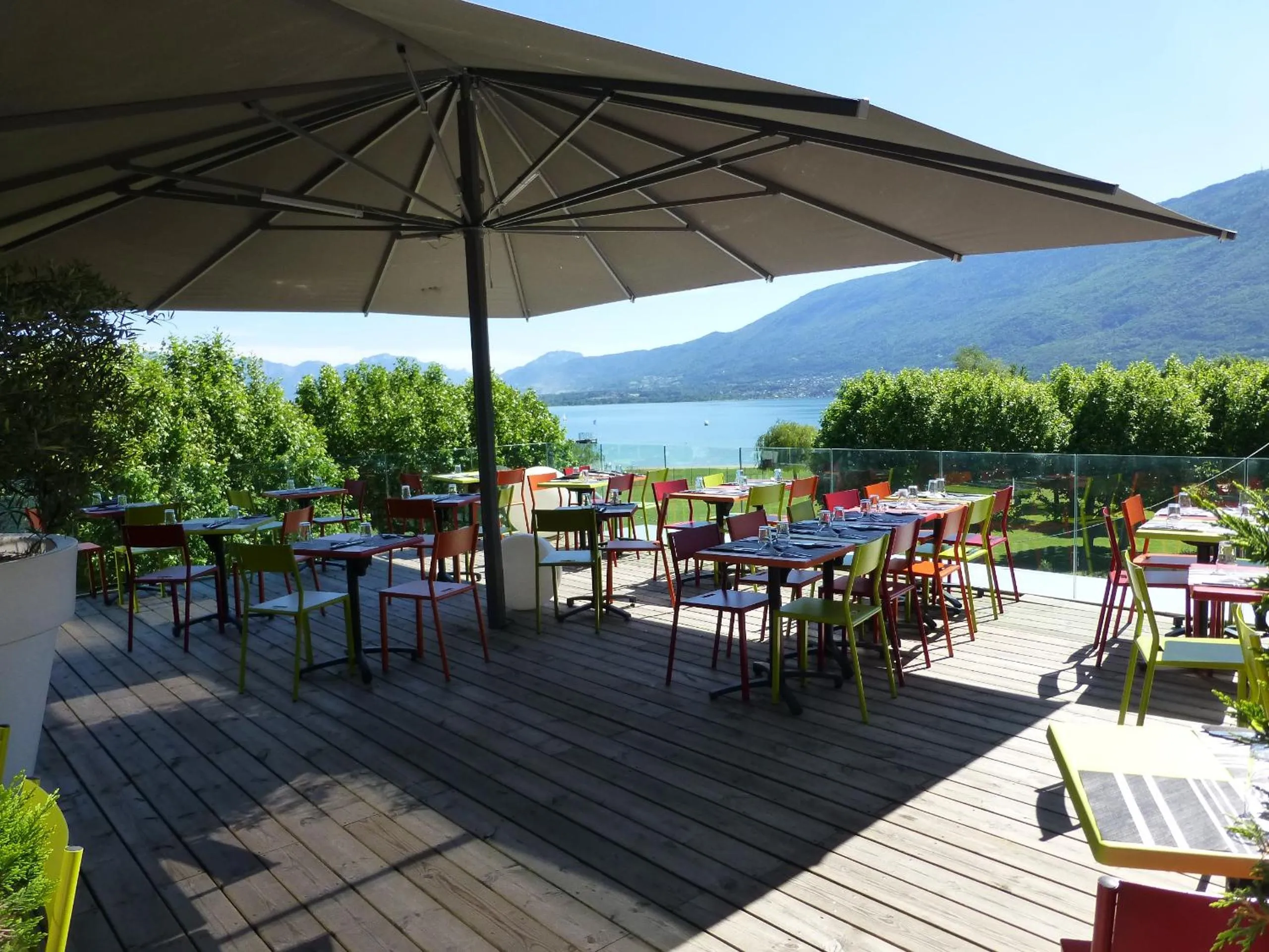 Patio in Best Western Aquakub