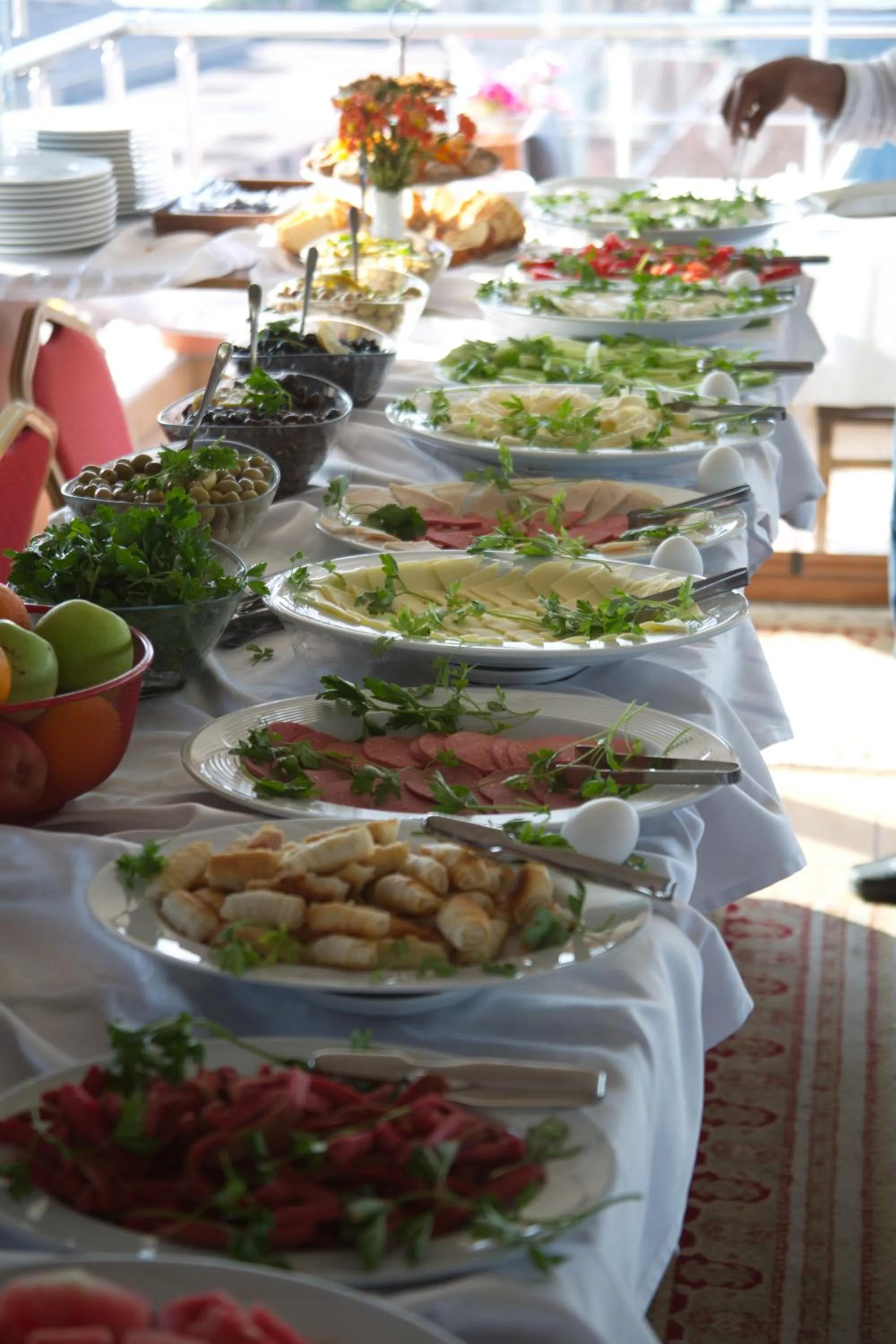 Food in Blue Tuana Hotel Old City