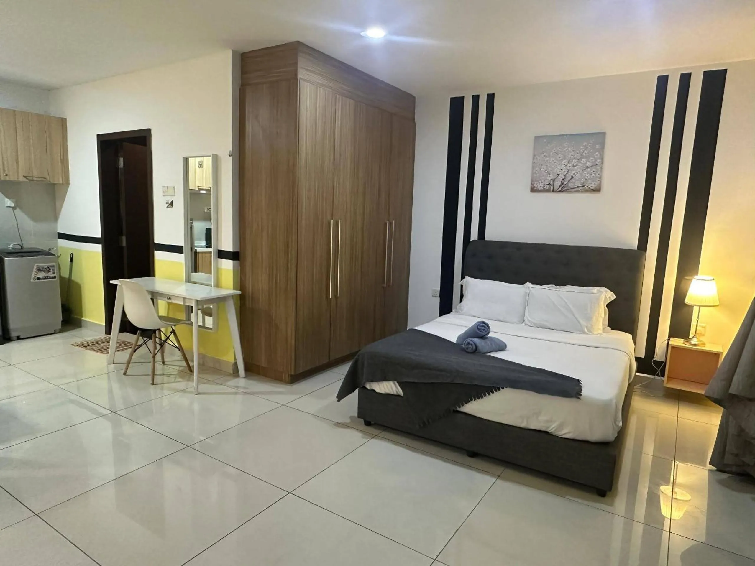 Bed in JB City D'Esplanade Shopping mall apartment