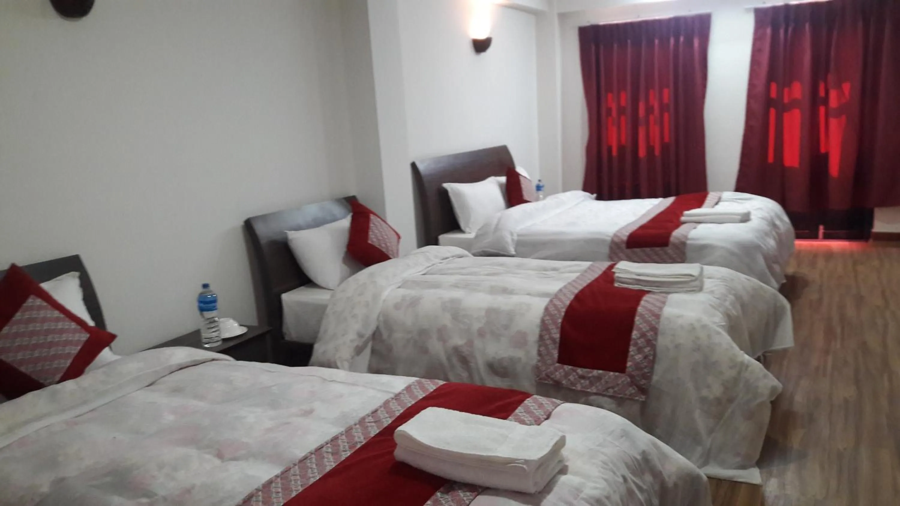 Bed in Hotel Bhaktapur Inn