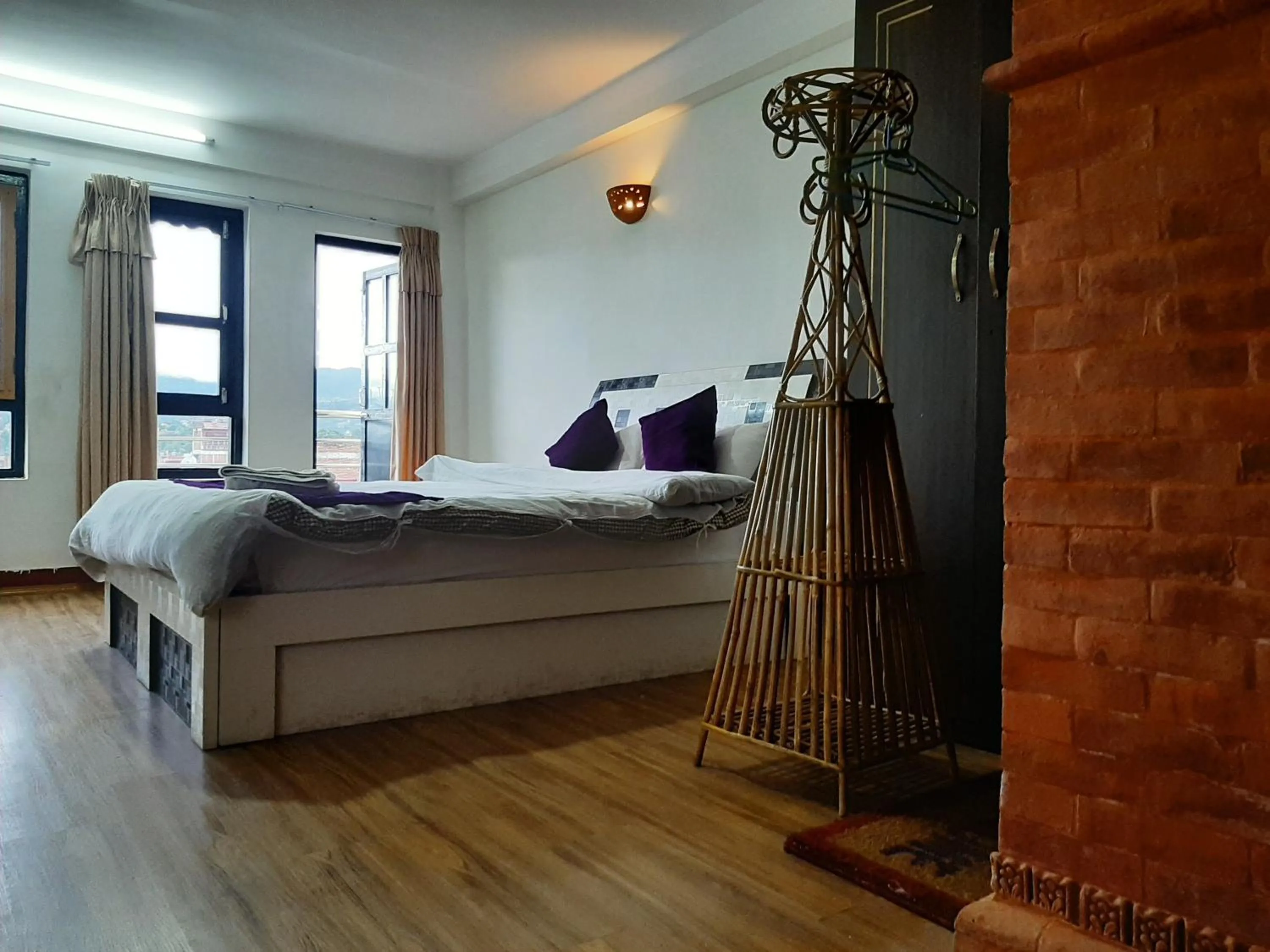 Bed in Hotel Bhaktapur Inn