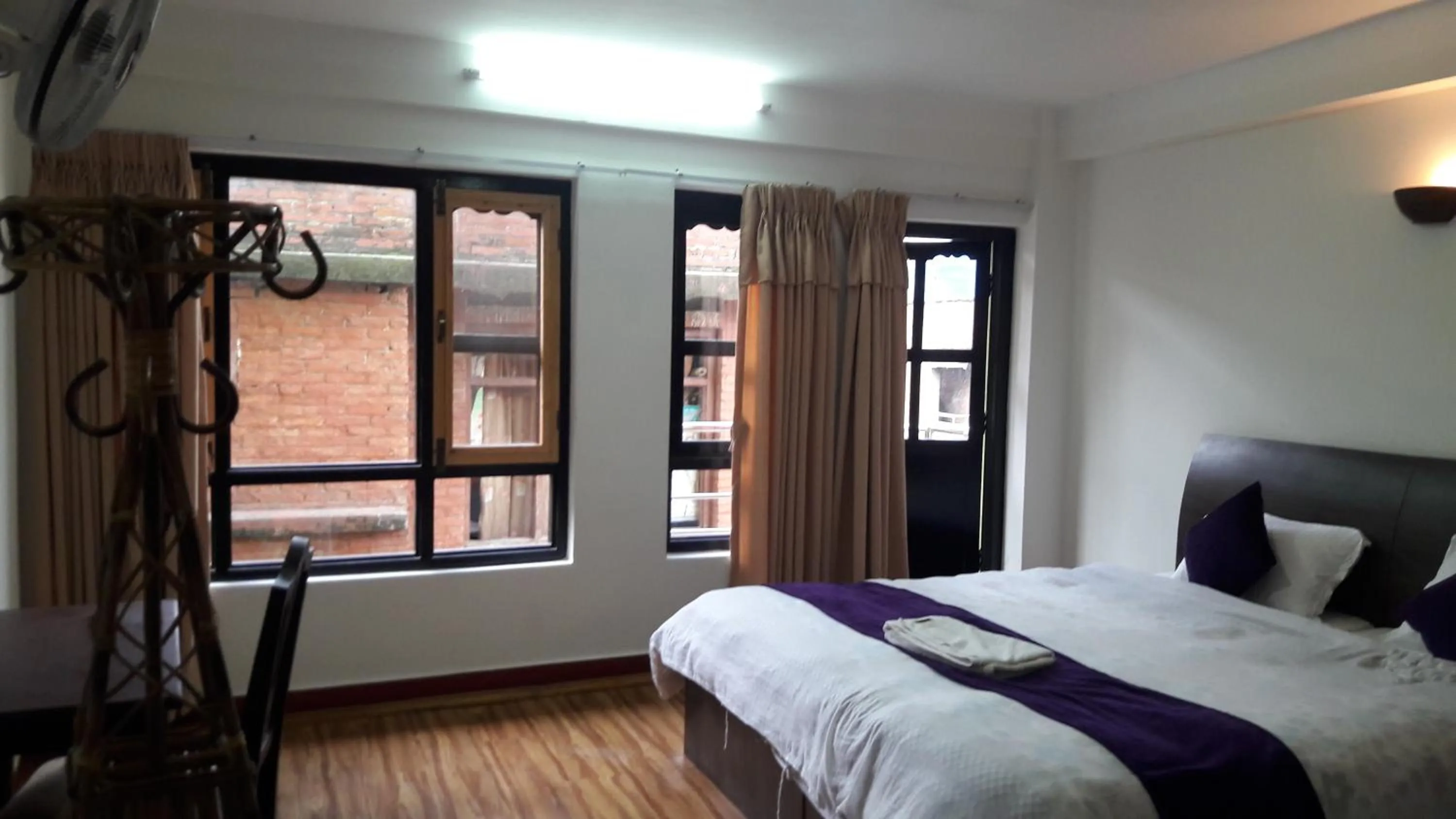 Bed in Hotel Bhaktapur Inn