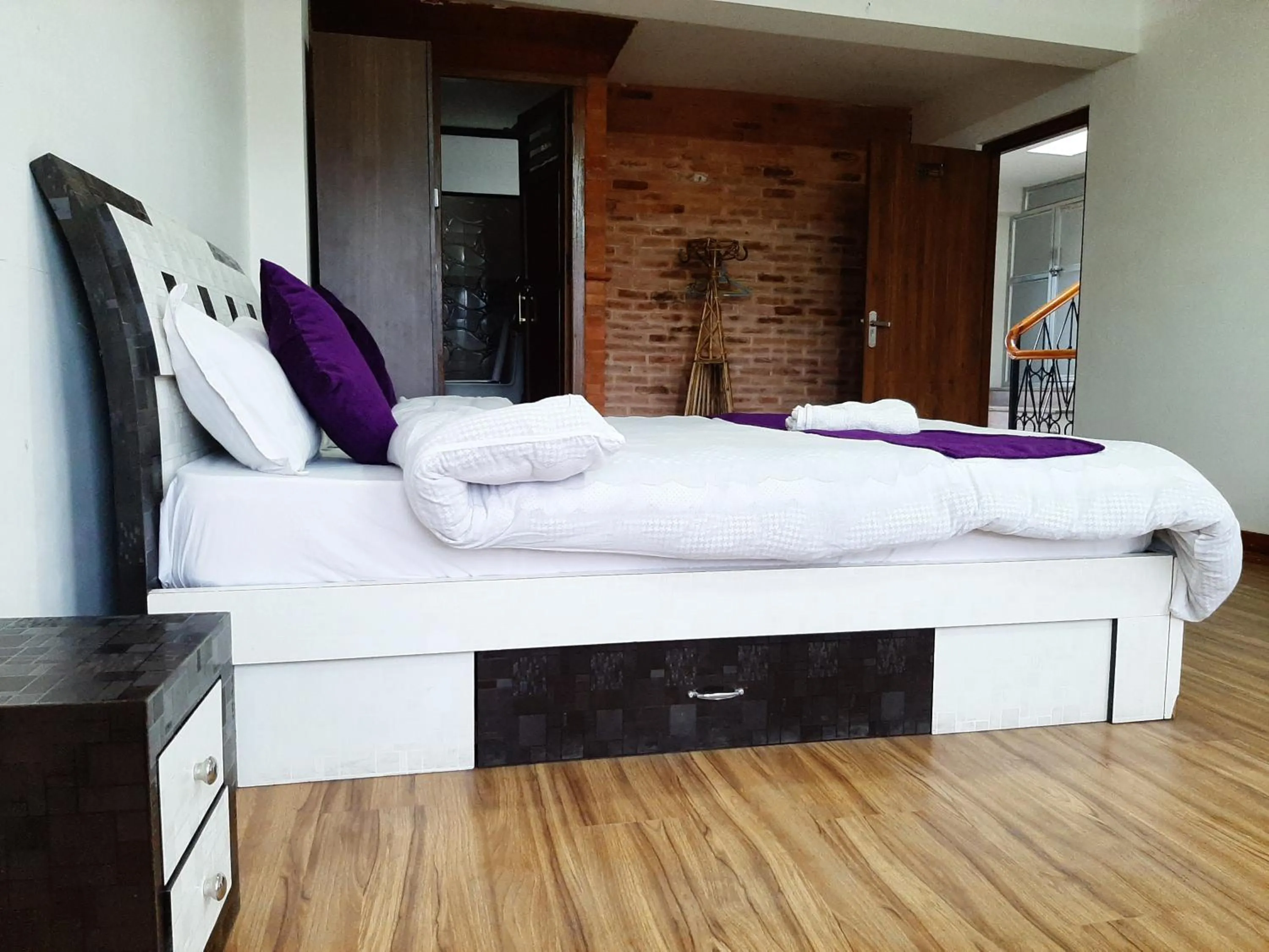 Bed in Hotel Bhaktapur Inn