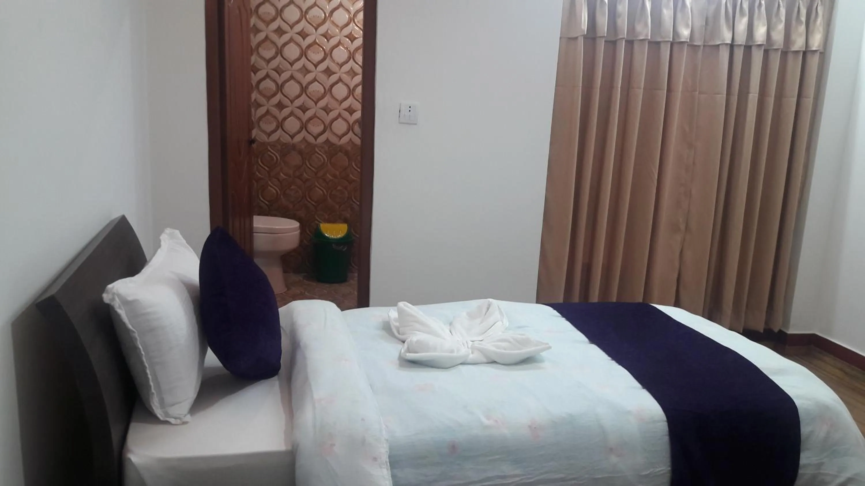 Bed in Hotel Bhaktapur Inn