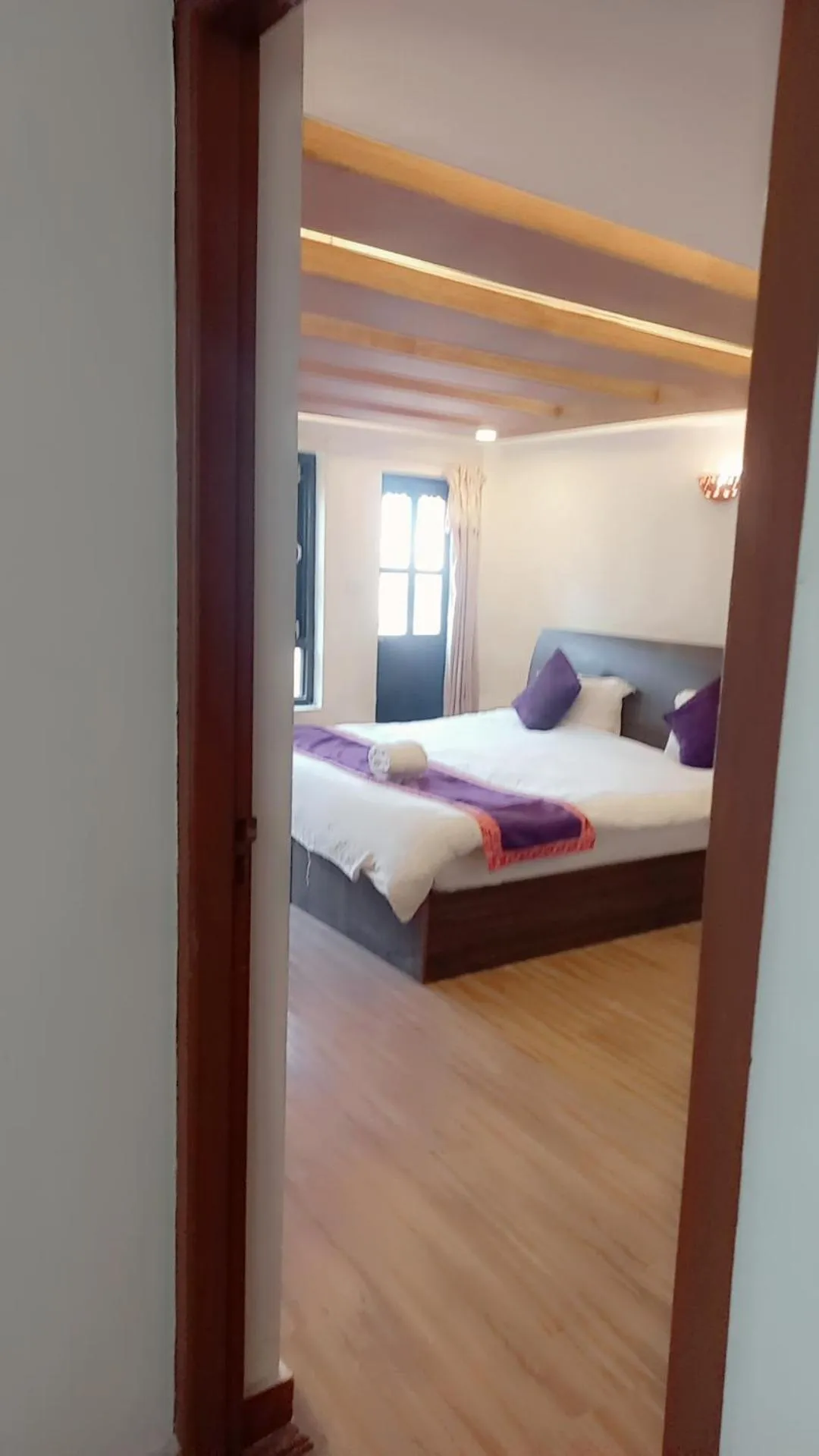 Bed in Hotel Bhaktapur Inn