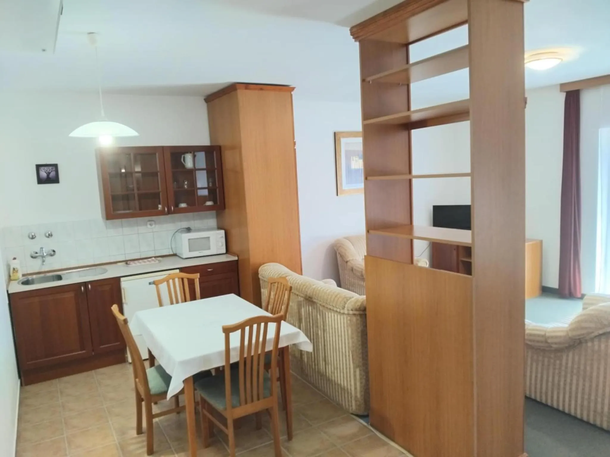 Kitchen or kitchenette in Hotel Ovit