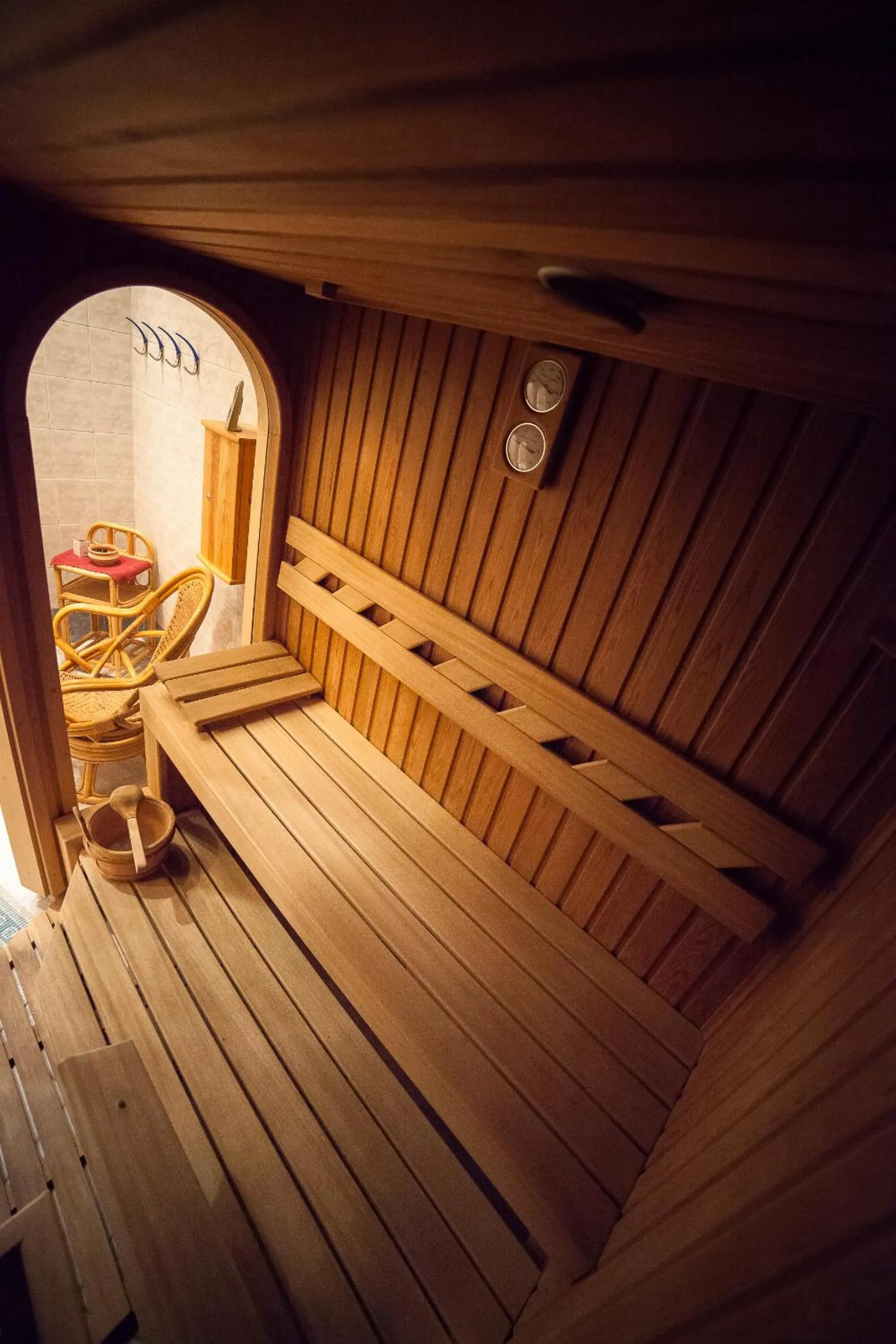 Sauna in Hotel Ovit