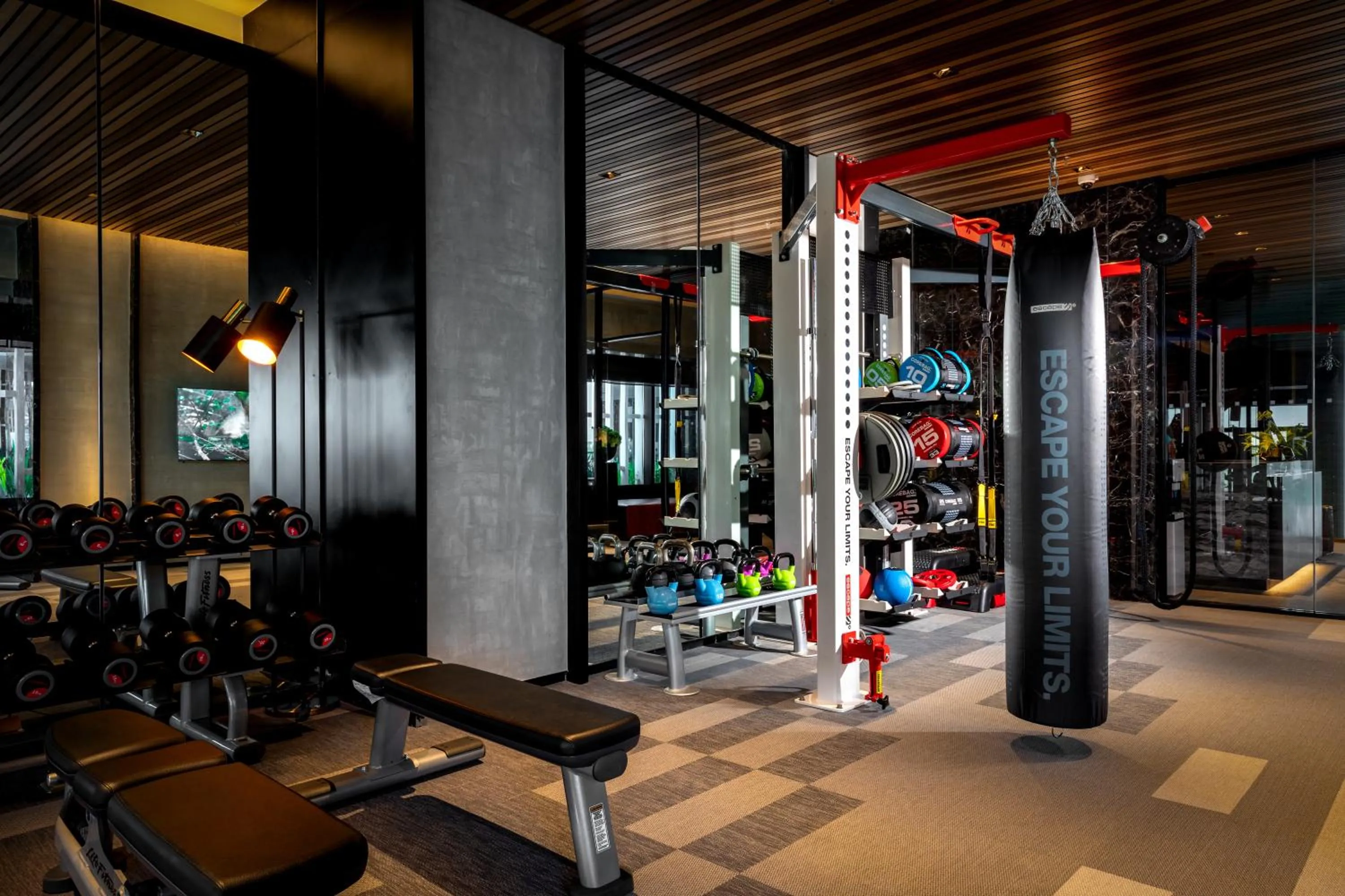 Fitness centre/facilities in Wyndham Grand Yangon