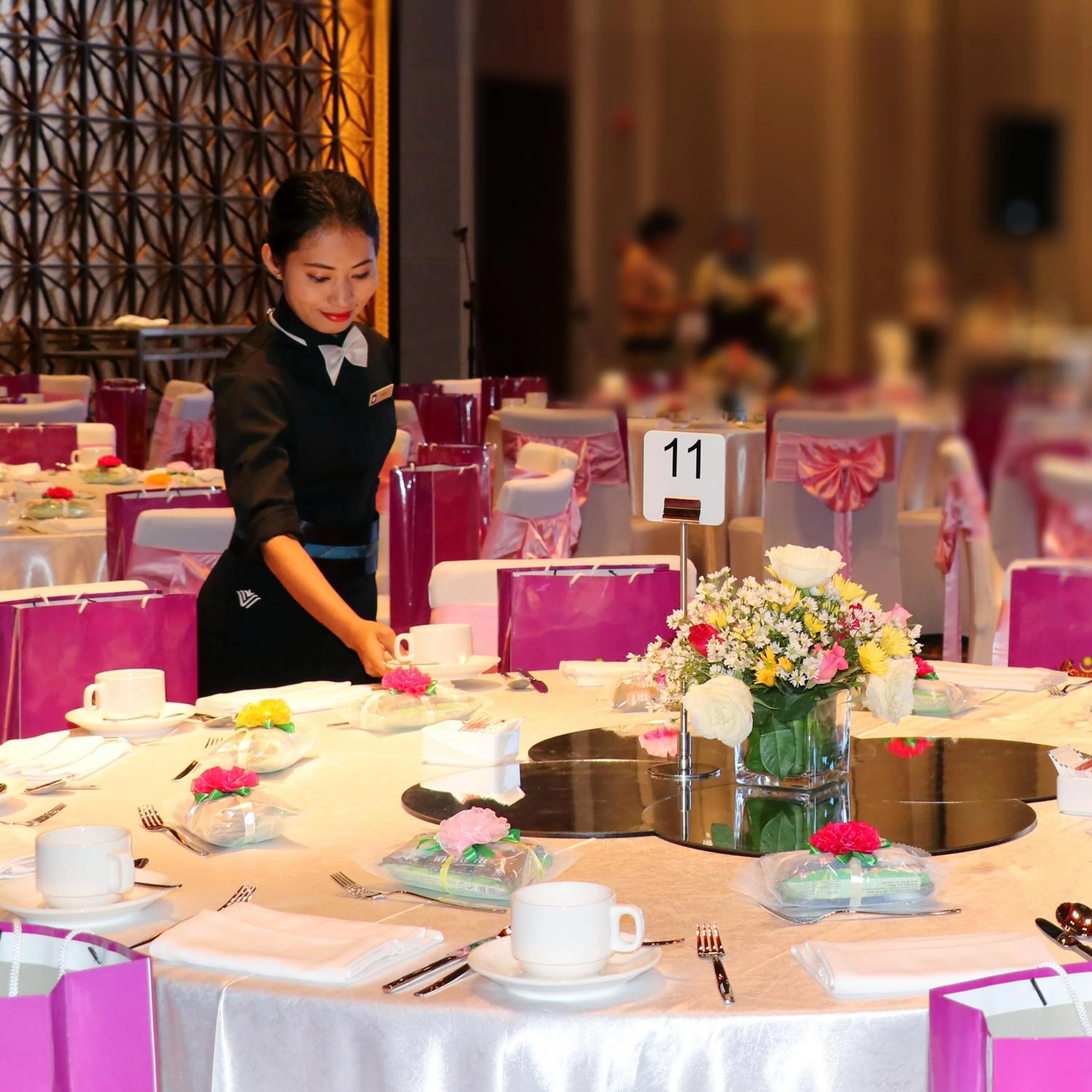Staff in Wyndham Grand Yangon