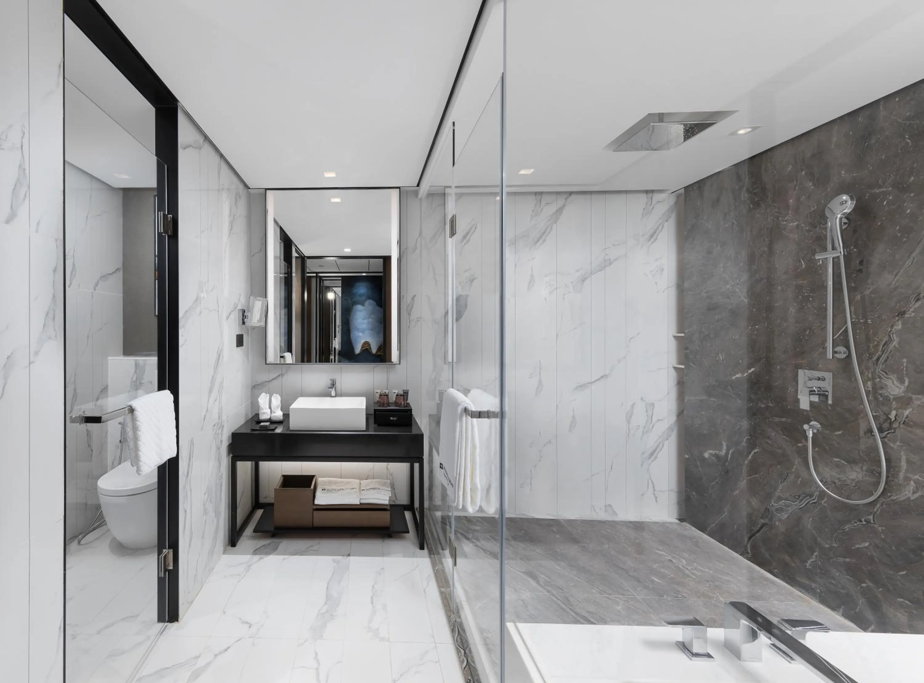 Bathroom in Wyndham Grand Yangon