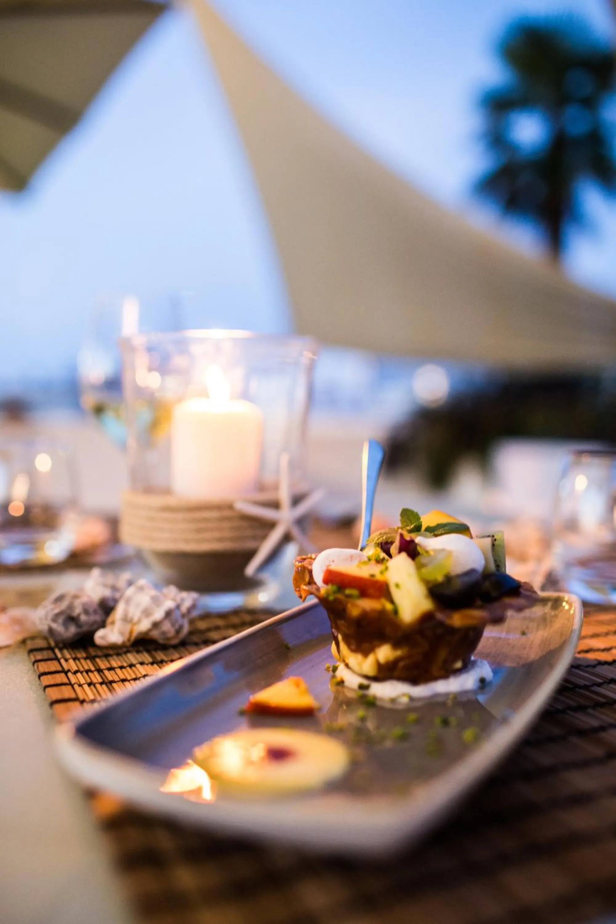 Food close-up in Duparc Hotel