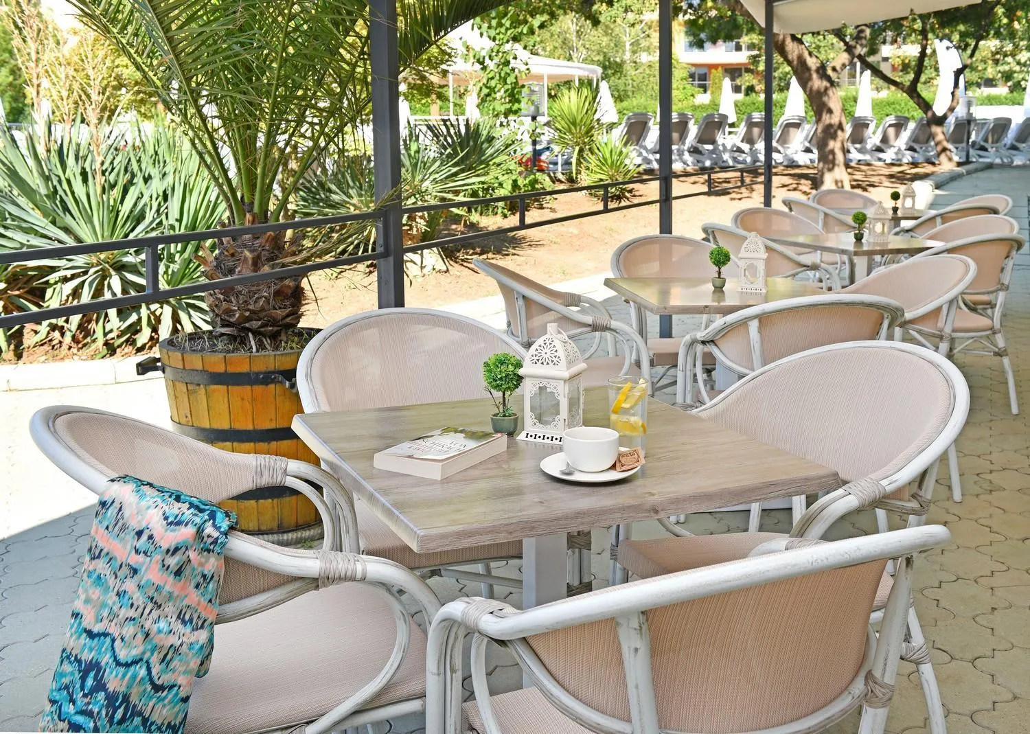 Patio in iHotel Sunny Beach