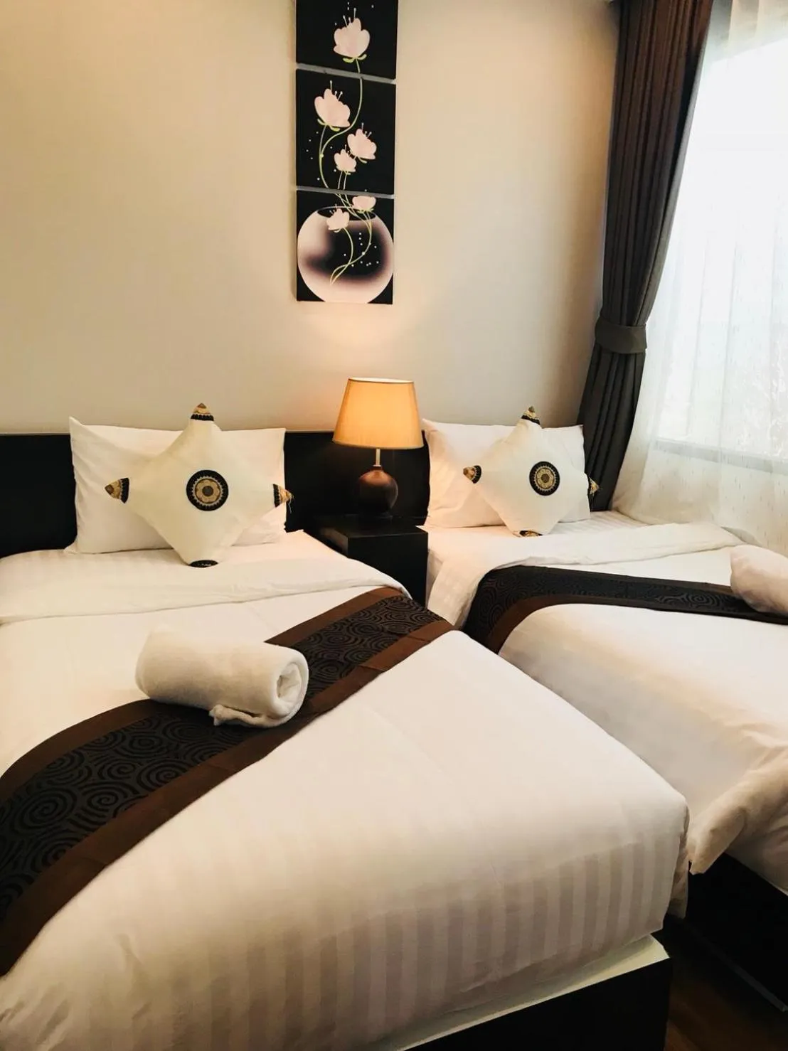 Bed in KG Private Pool Villa