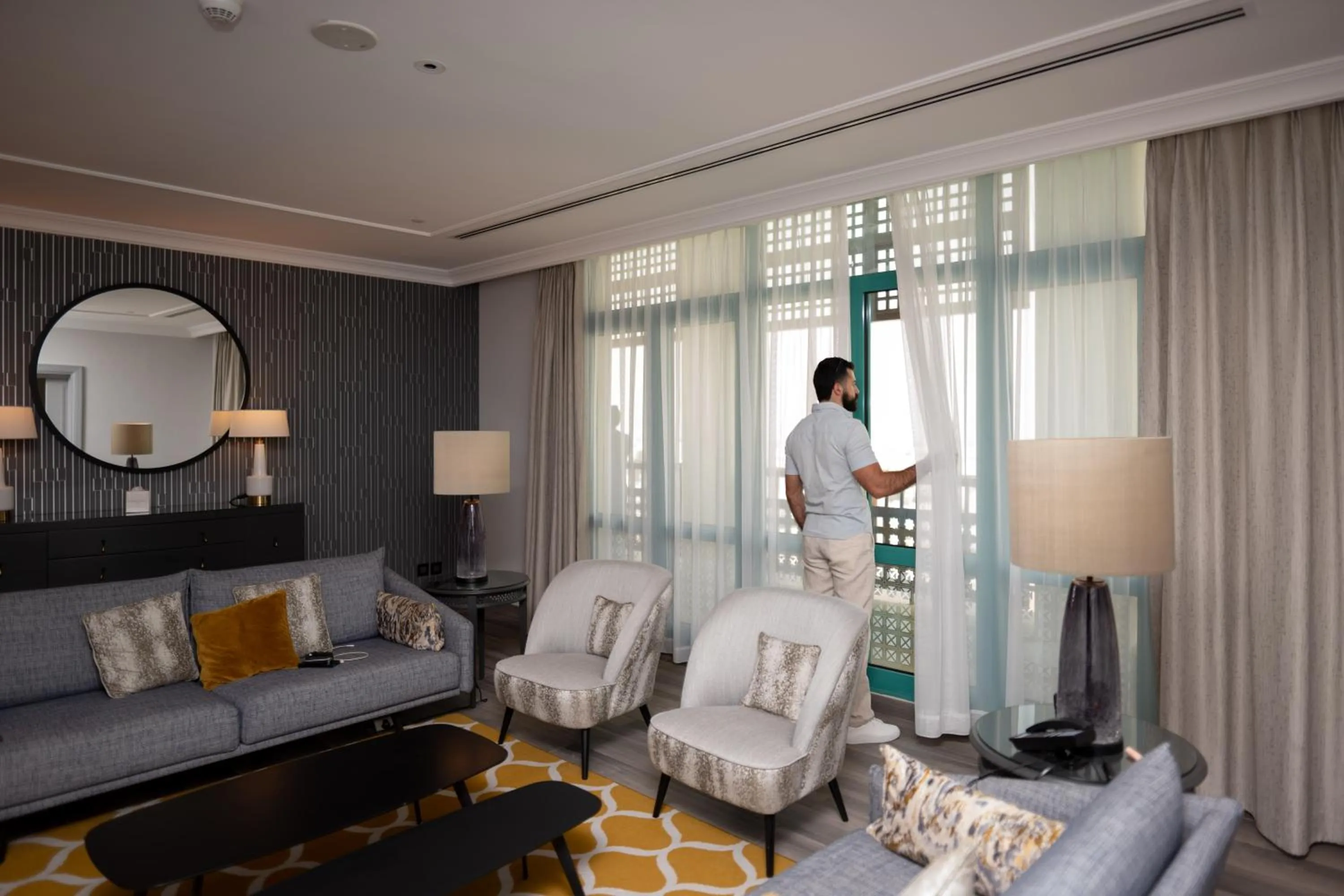 Living room in Grand Hyatt Amman