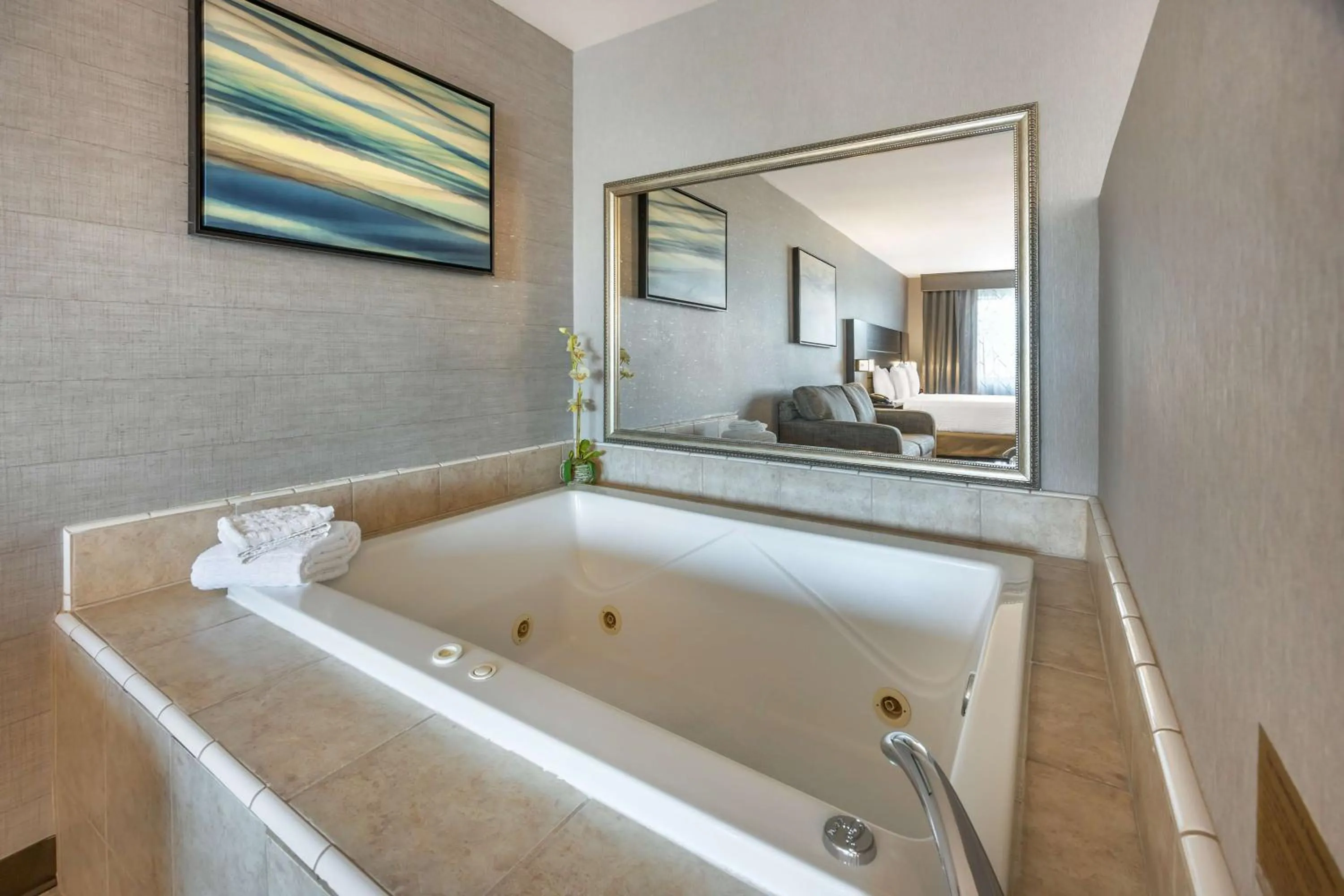 Bedroom in Best Western Plus North Las Vegas Inn & Suites