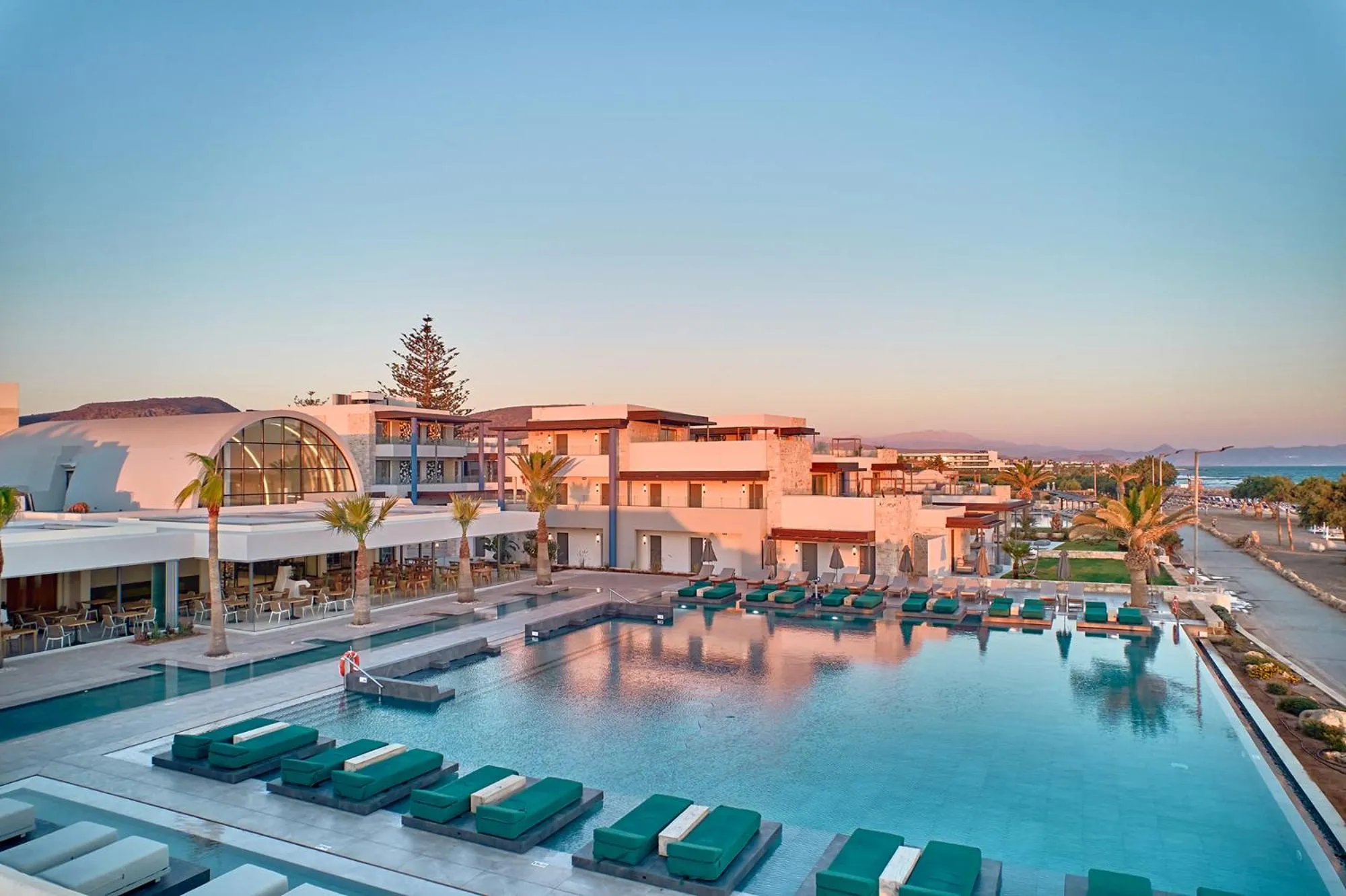 Swimming pool in Paralos Kosta Alímia