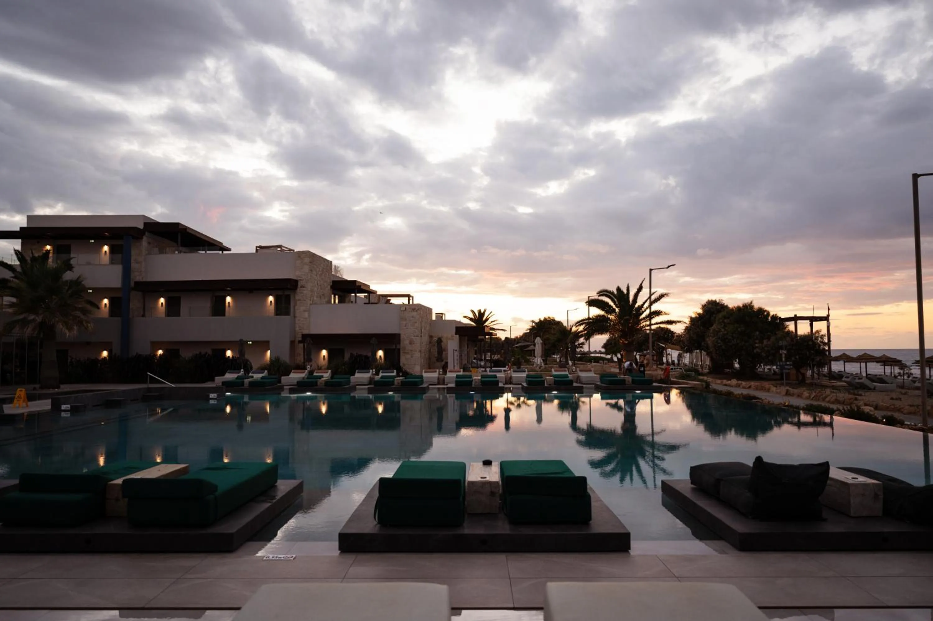 Swimming pool in Paralos Kosta Alímia