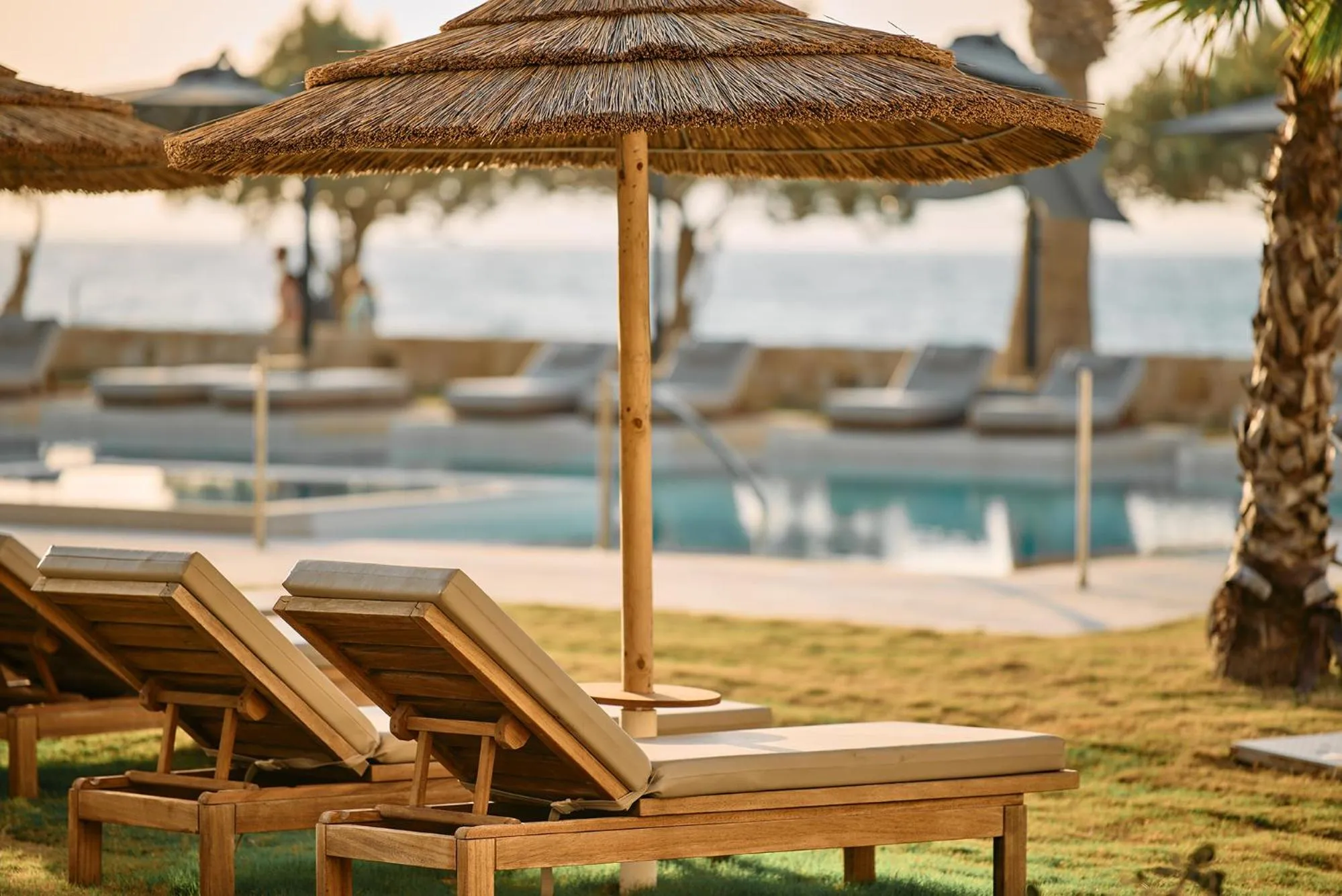 Swimming pool in Paralos Kosta Alímia