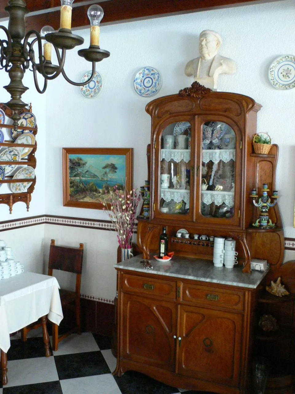 Dining area in Hostal Cas Bombu