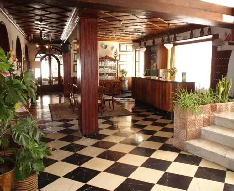 Lobby or reception in Hostal Cas Bombu