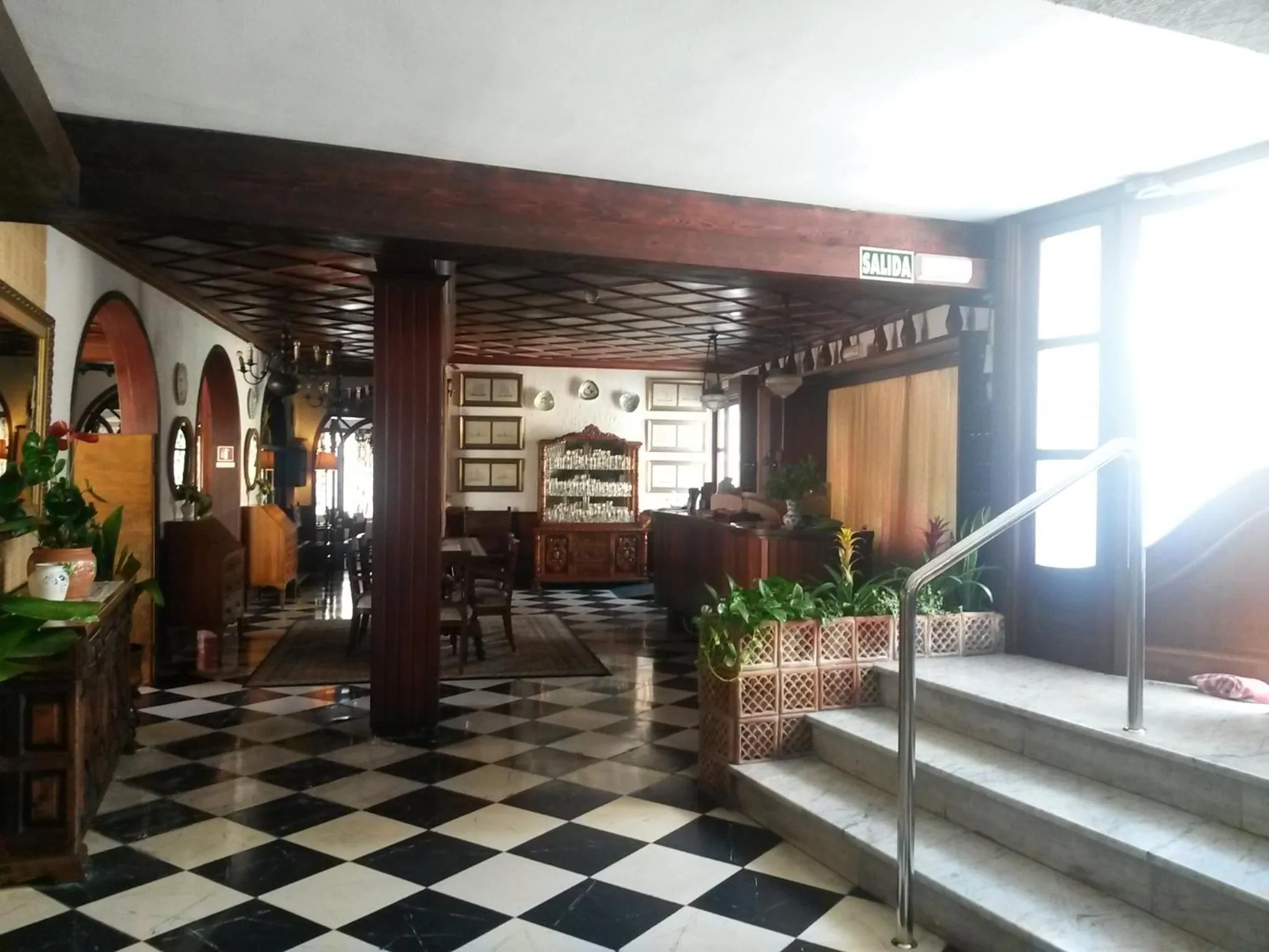Lobby or reception in Hostal Cas Bombu