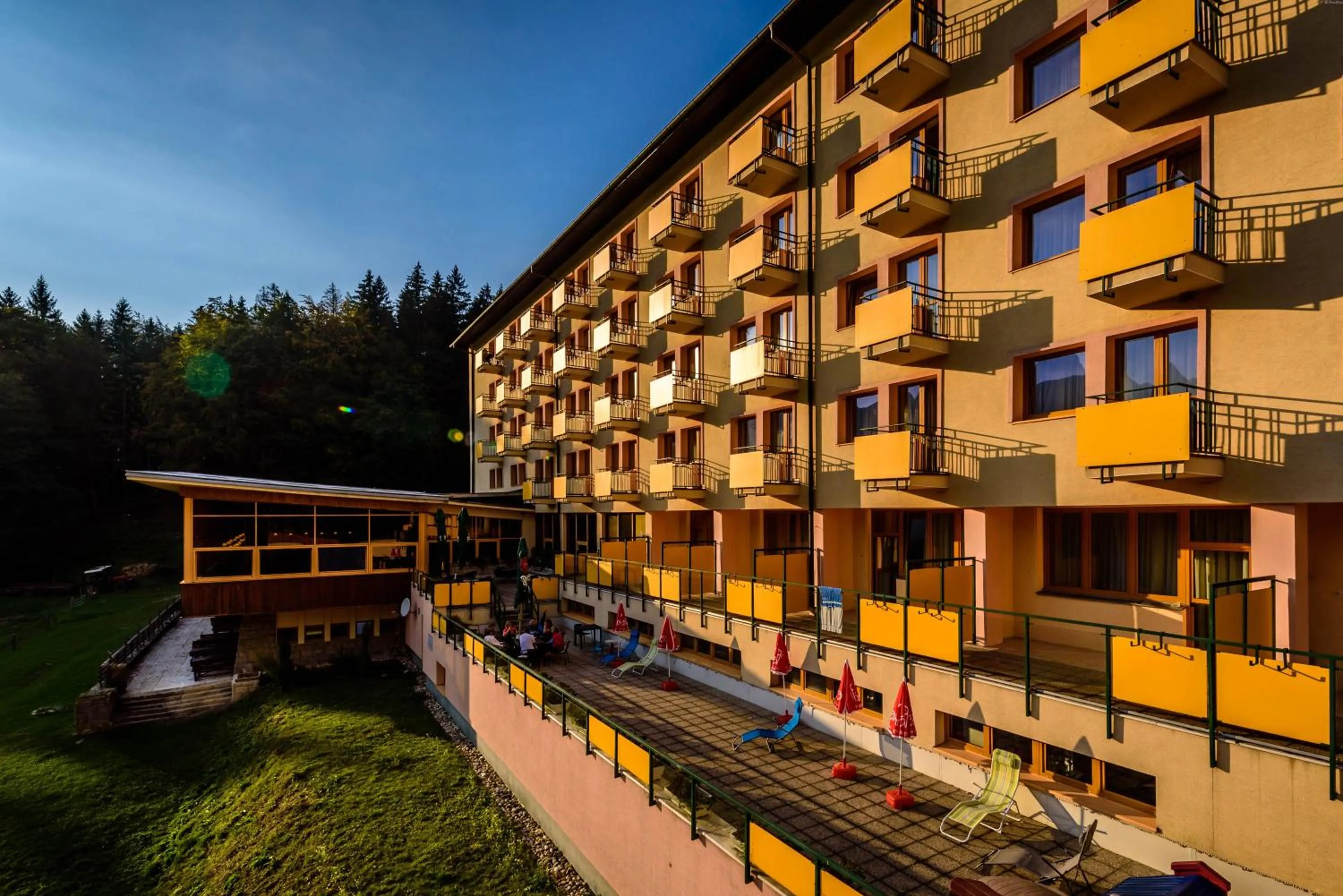 Property building in Hotel Boboty