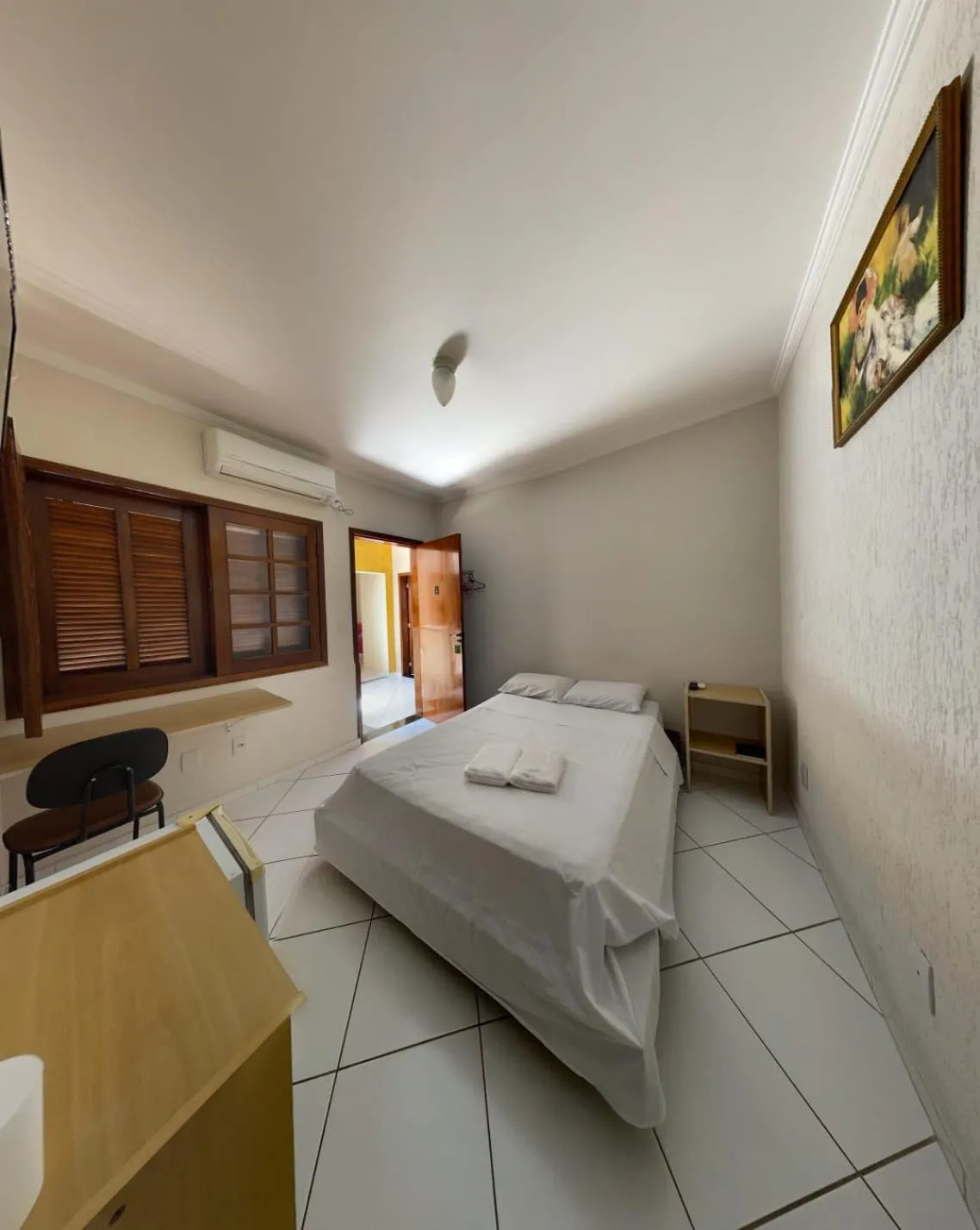 Bed in Hotel Reimann