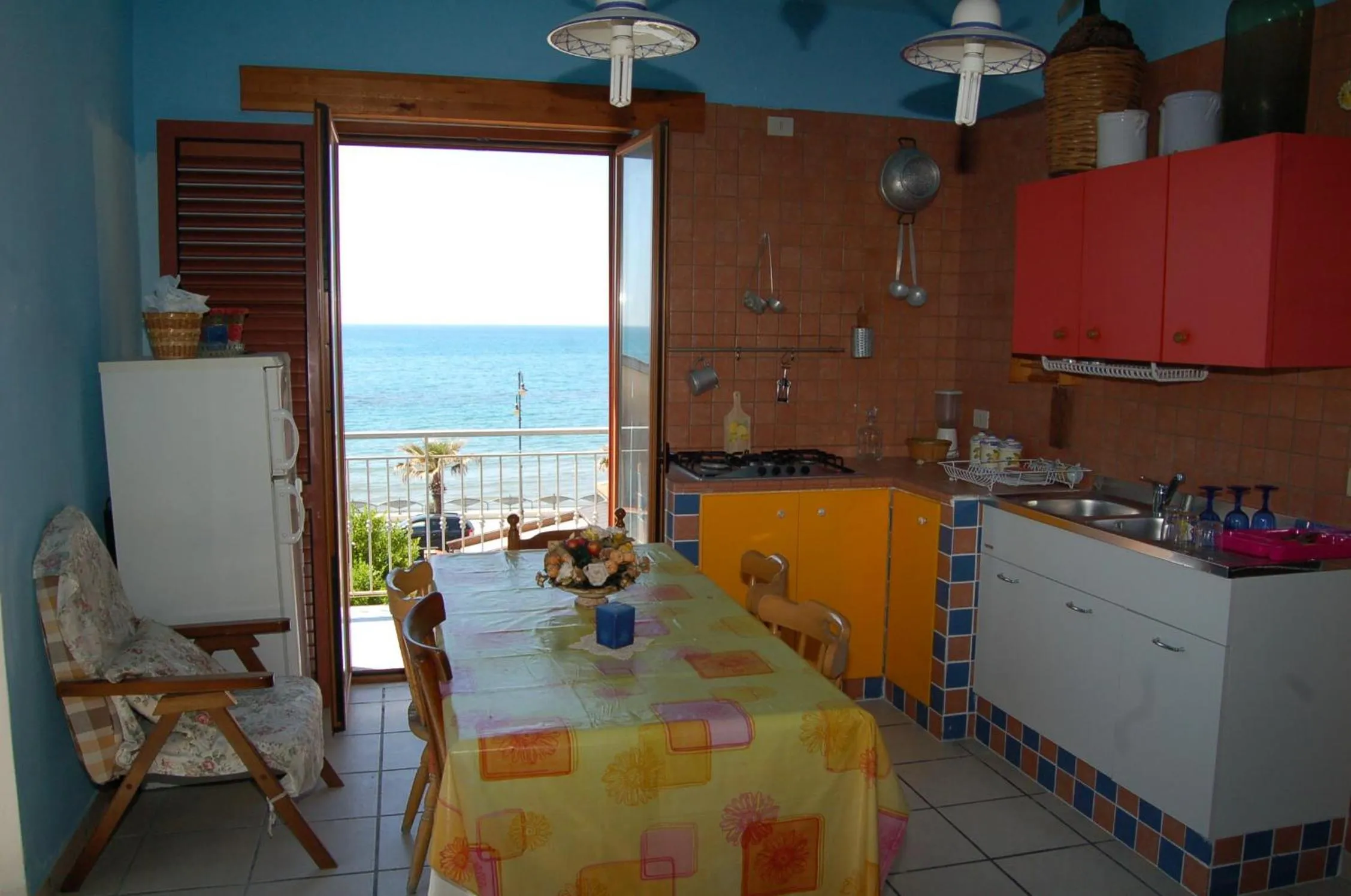 Kitchen or kitchenette in Casa Carolina