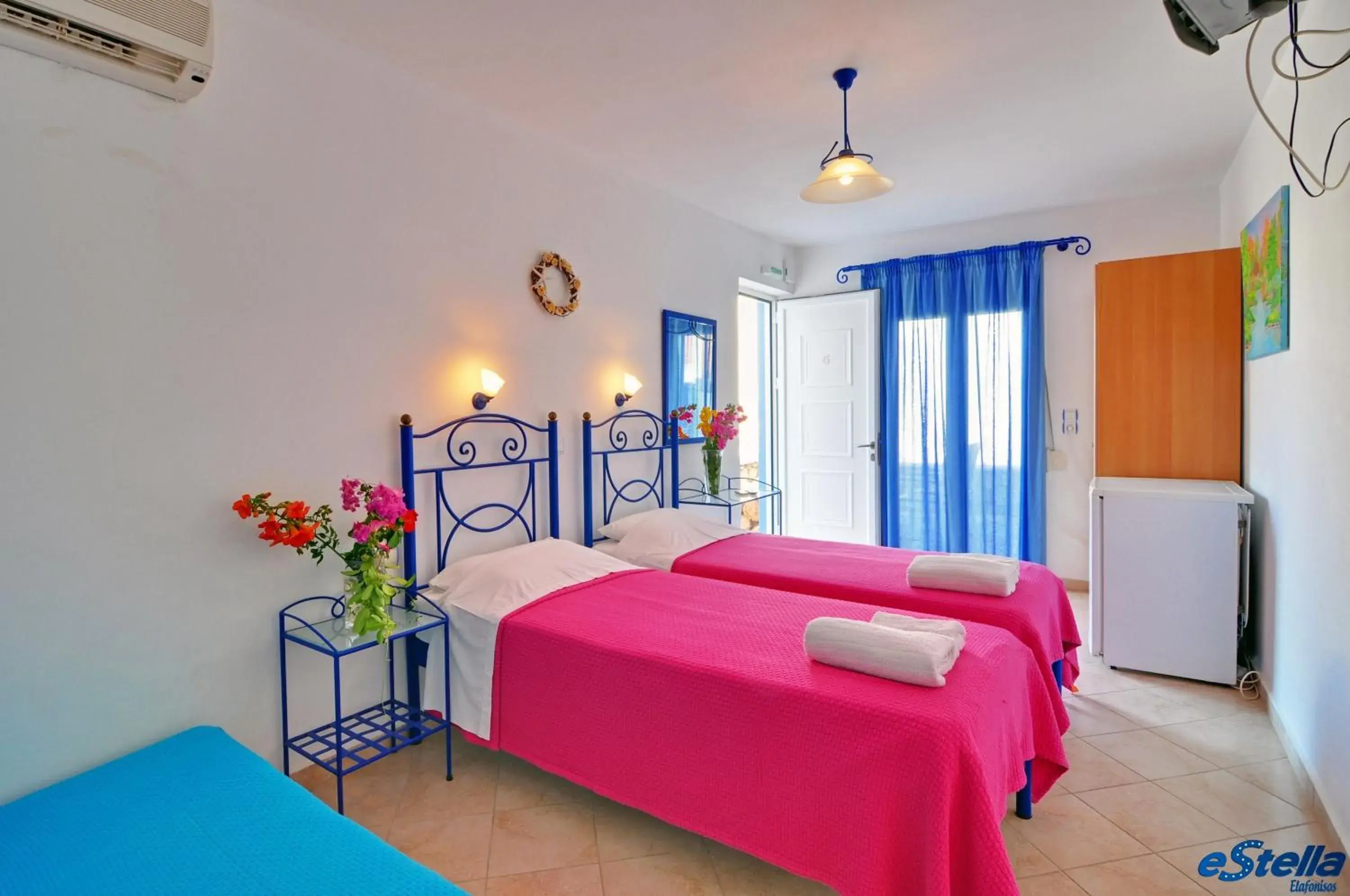 Double Room with Balcony (2 Adults + 1 Child) in Estella Studios Double Room with Balcony (2 Adults + 1 Child) in Estella Studios