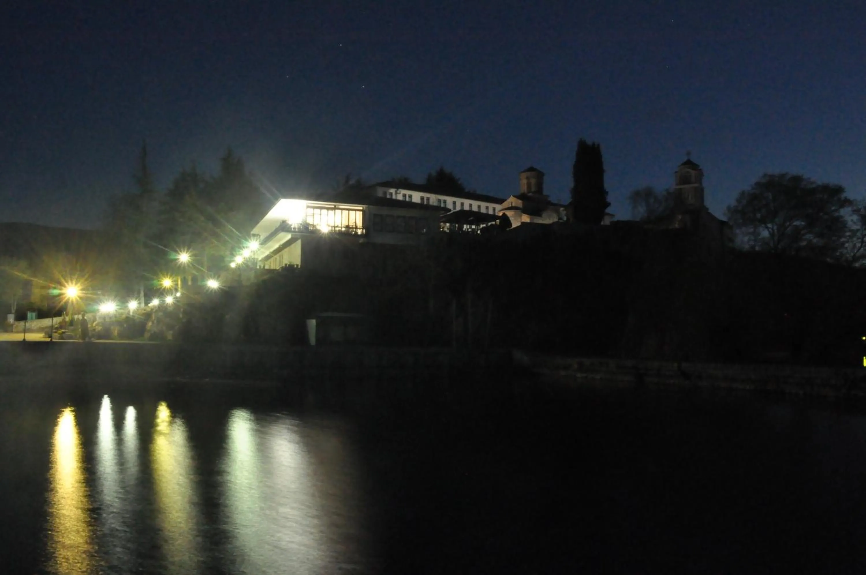 Night in Hotel St. Naum