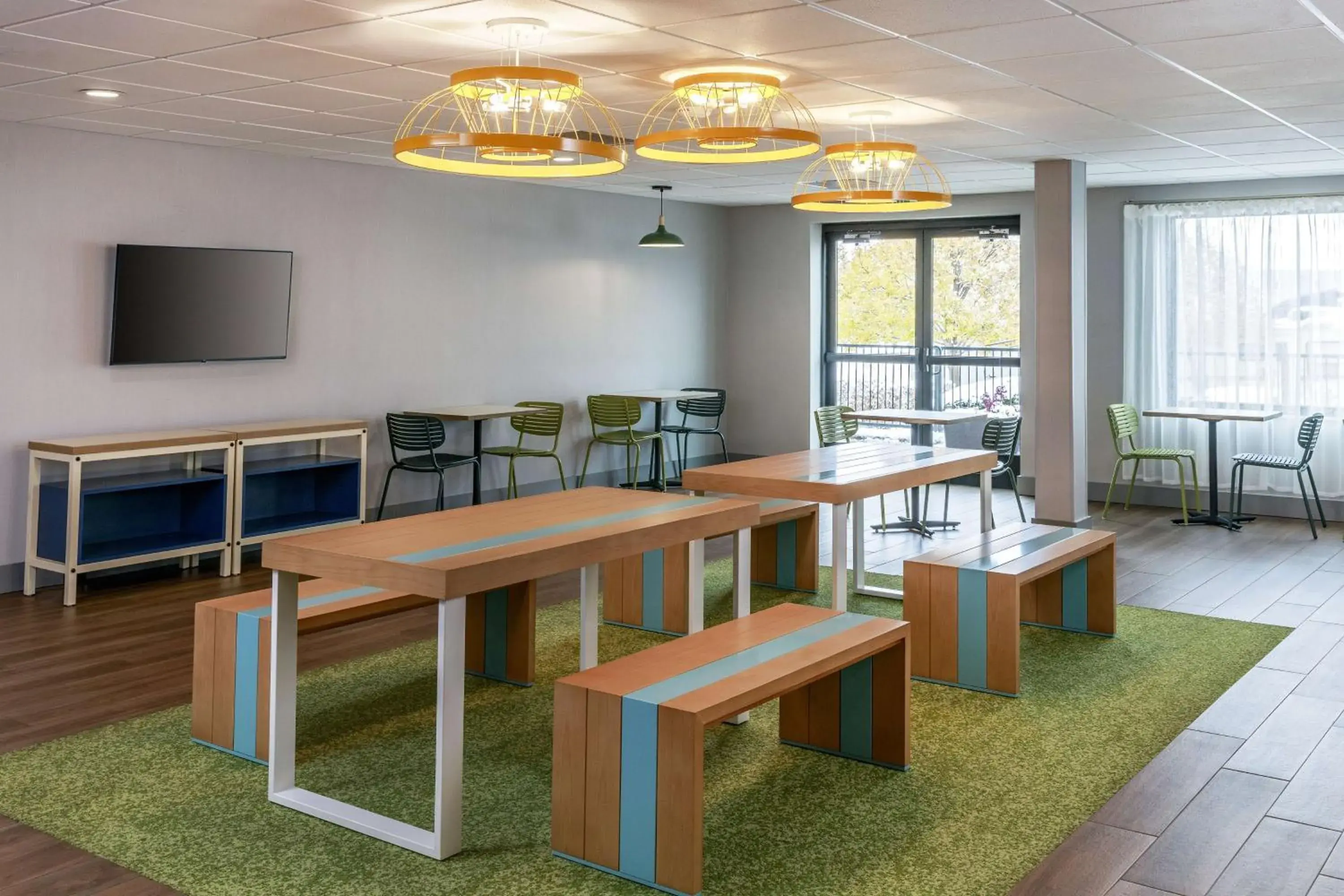 Lobby or reception in Spark by Hilton Denver International Airport Lobby or reception in Spark by Hilton Denver International Airport