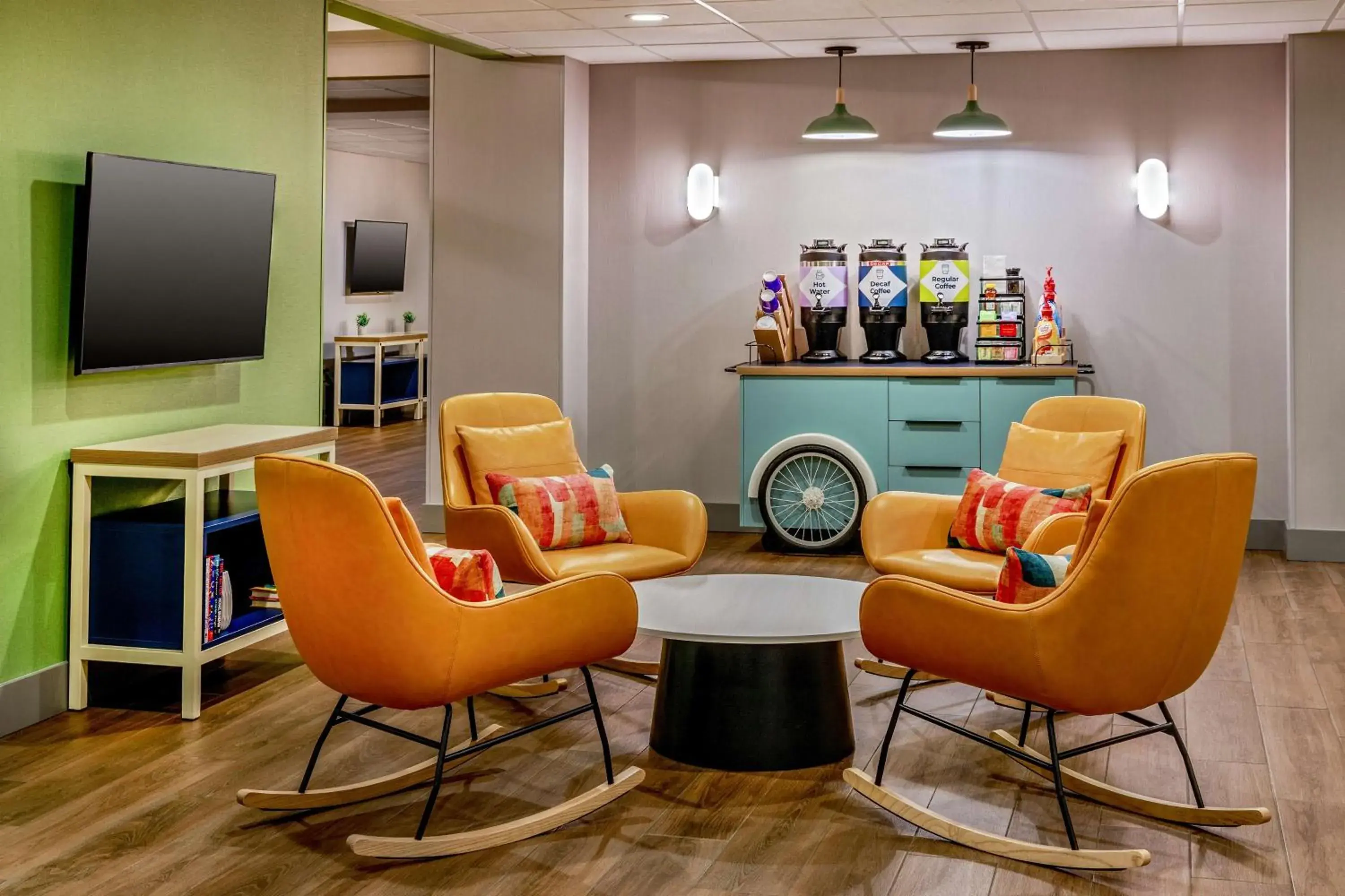 Lobby or reception in Spark by Hilton Denver International Airport Lobby or reception in Spark by Hilton Denver International Airport