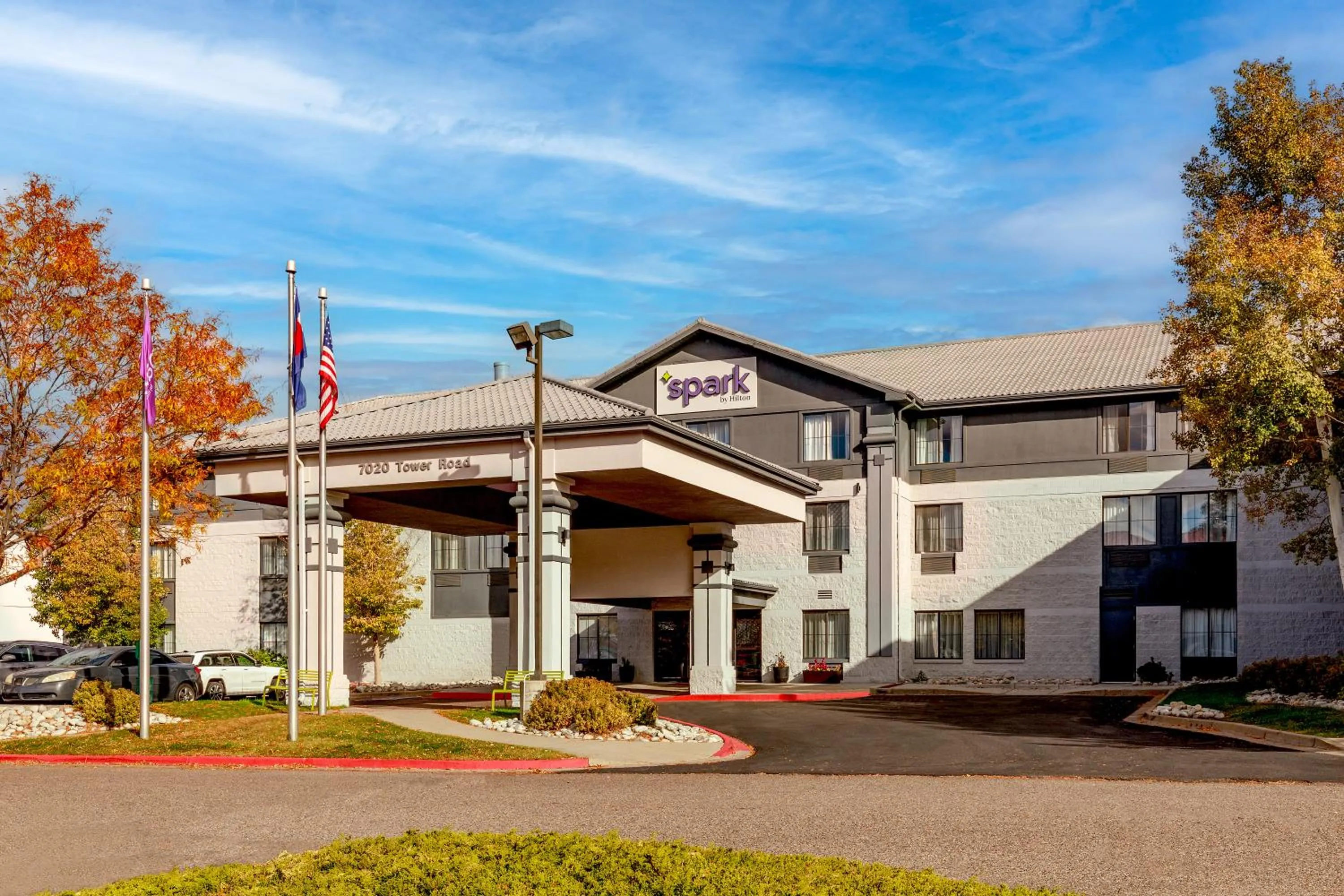 Property building in Spark by Hilton Denver International Airport