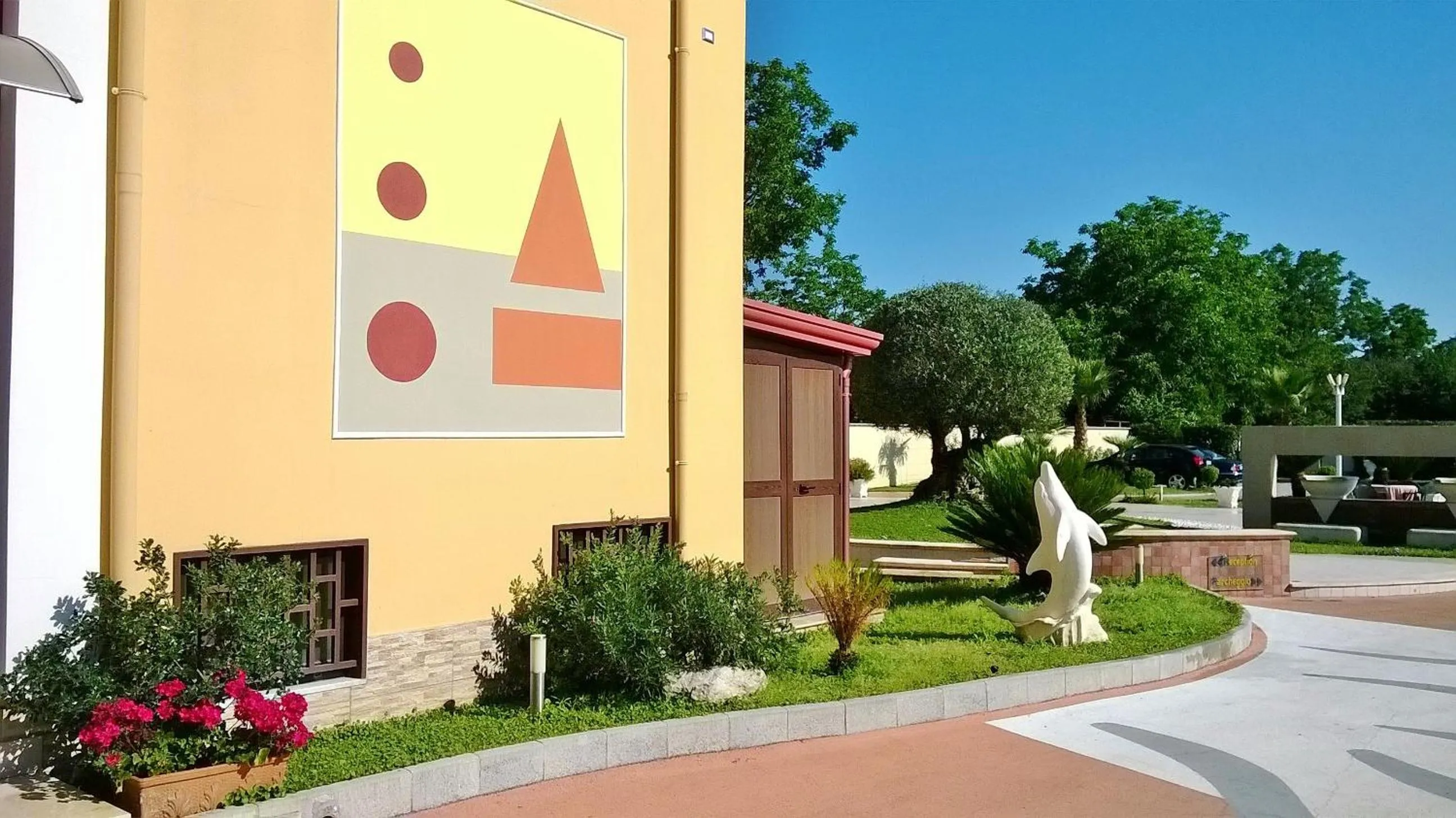 Facade/entrance in Hotel Ginevra