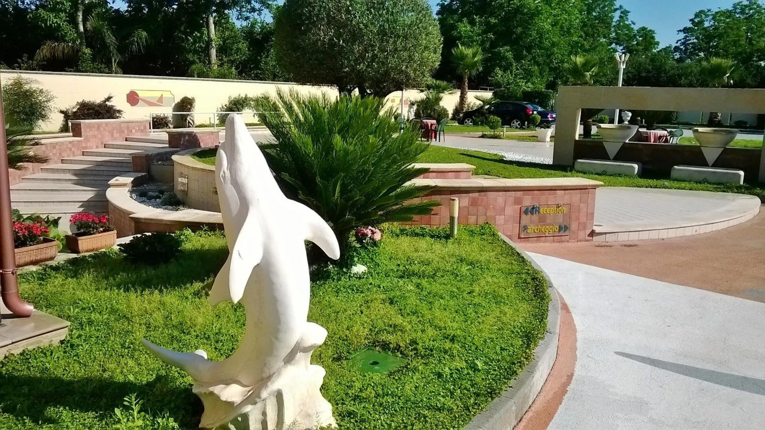 Garden in Hotel Ginevra