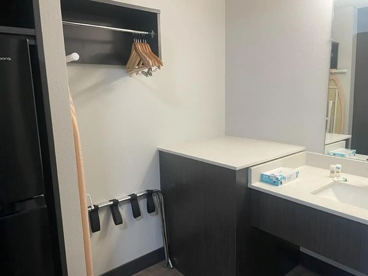 Bathroom in Studio 6 Rock Springs WY Flaming Gorge