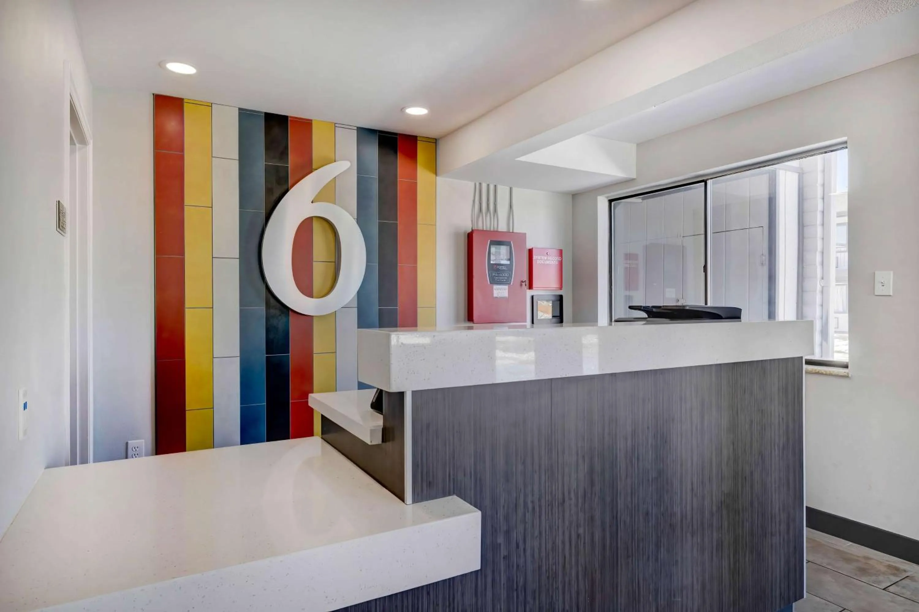 Lobby or reception in Studio 6 Rock Springs WY Flaming Gorge