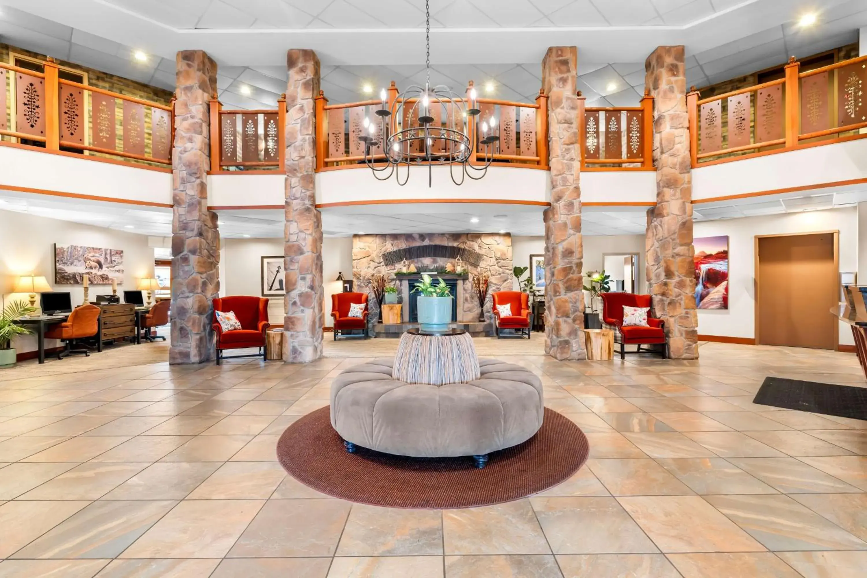 Lobby or reception in Best Western Rocky Mountain Lodge Lobby or reception in Best Western Rocky Mountain Lodge
