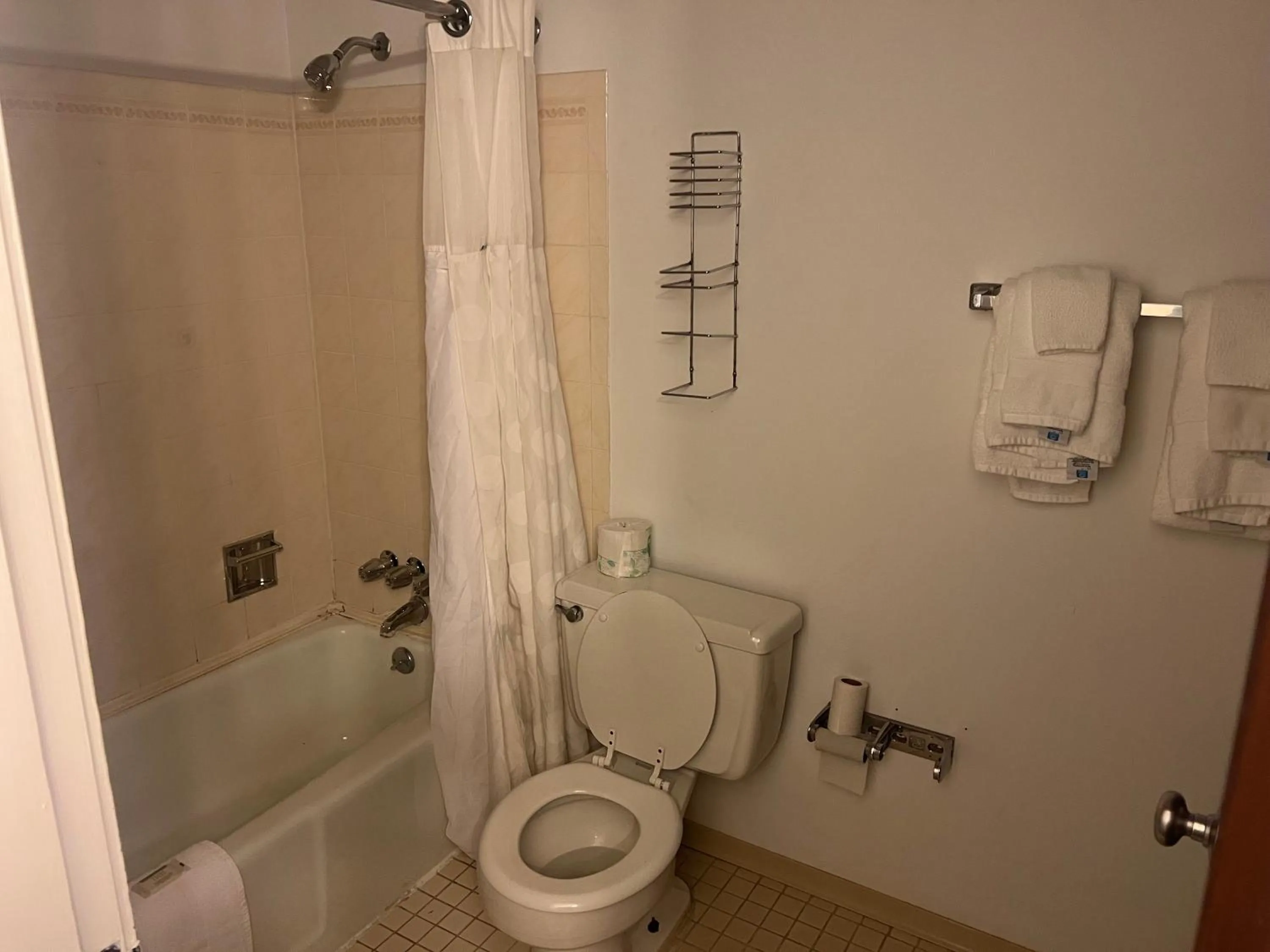 Bathroom in Travelodge by Wyndham Laramie