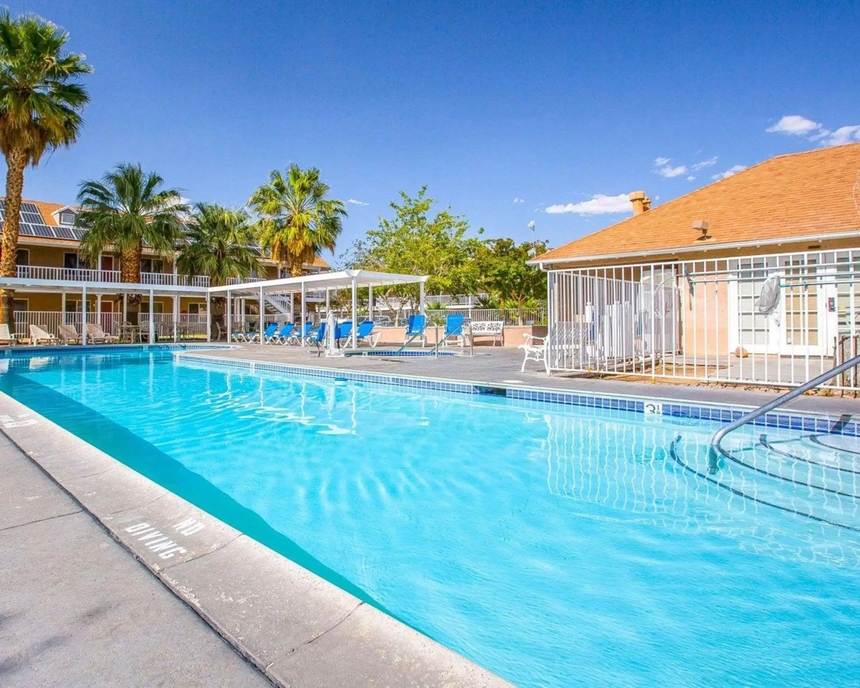 Swimming pool in Clarion Inn Near China Lake Naval Station Swimming pool in Clarion Inn Near China Lake Naval Station