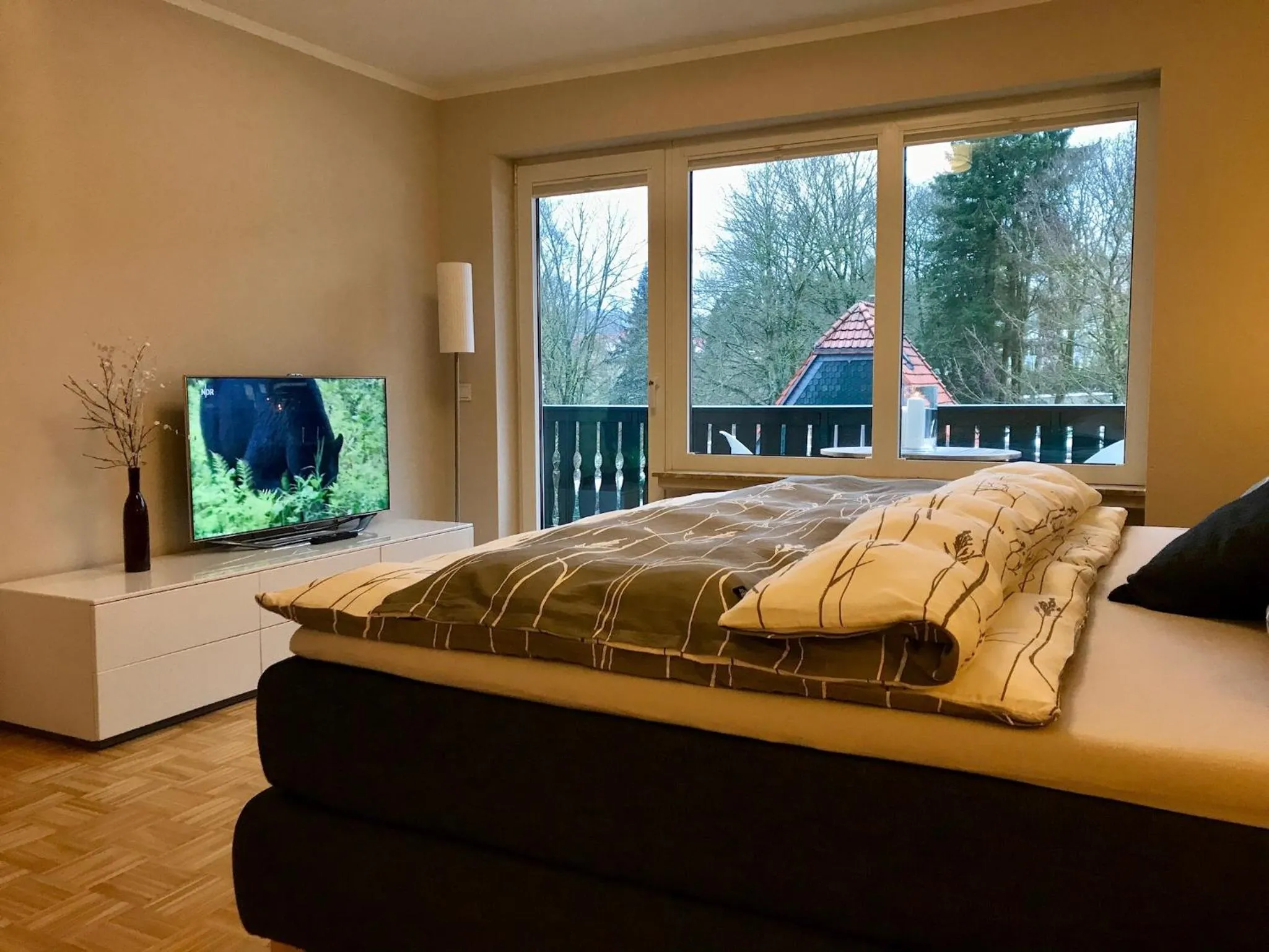 Bedroom, Bed in Ferienwohnung Gipfelnest